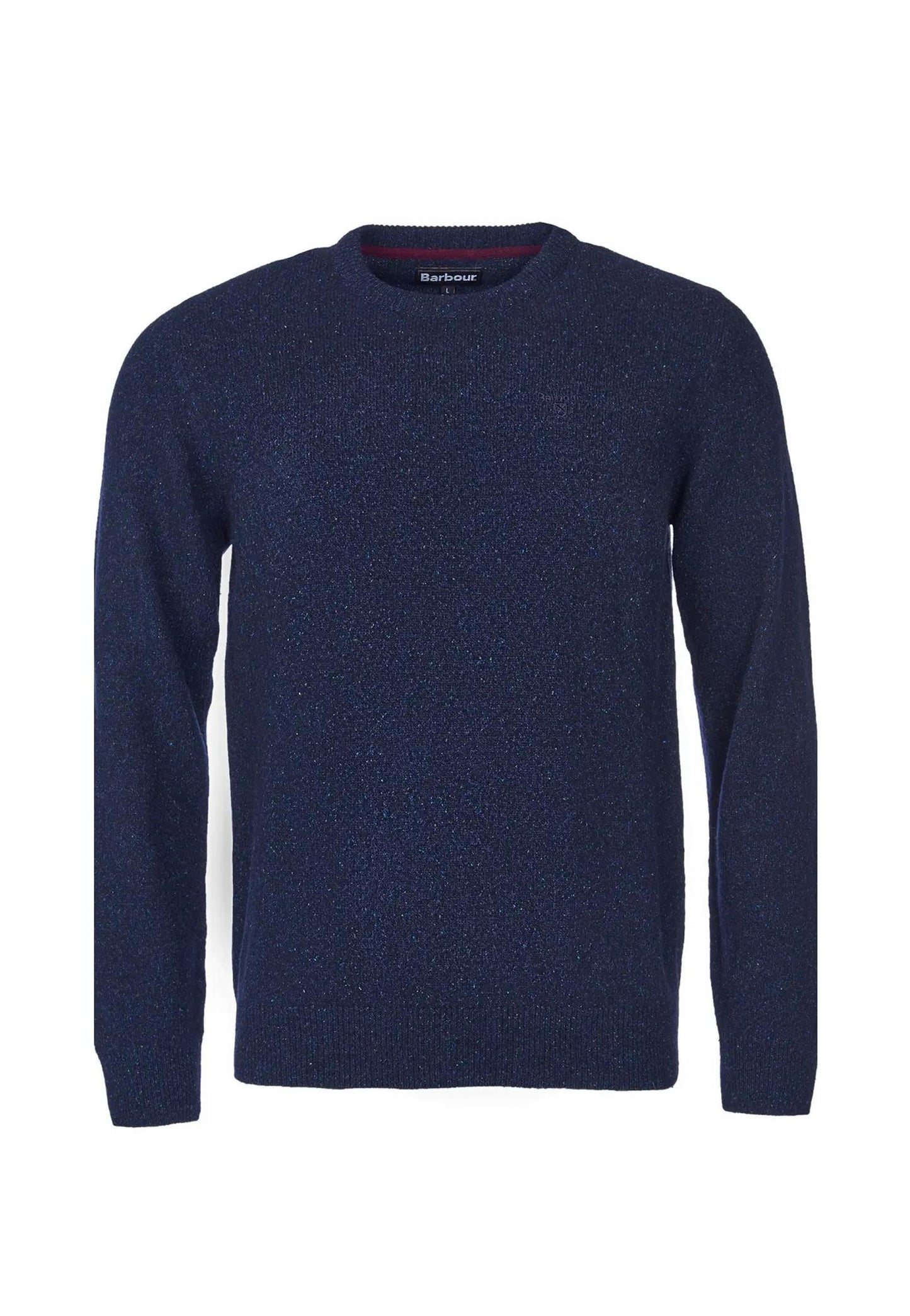 Maglione girocollo lana blu Essential Tisbury Barbour A25 252MMKN0844 NY91NY91 BARBOUR 