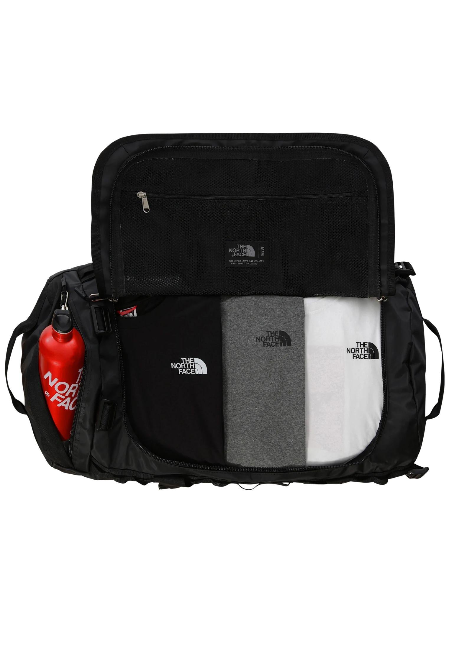 Borsone sportivo viaggio 71L nero Duffel Base Camp M The North Face A25 NF0A52SA53R1 NF53RNF53R THE NORTH FACE 