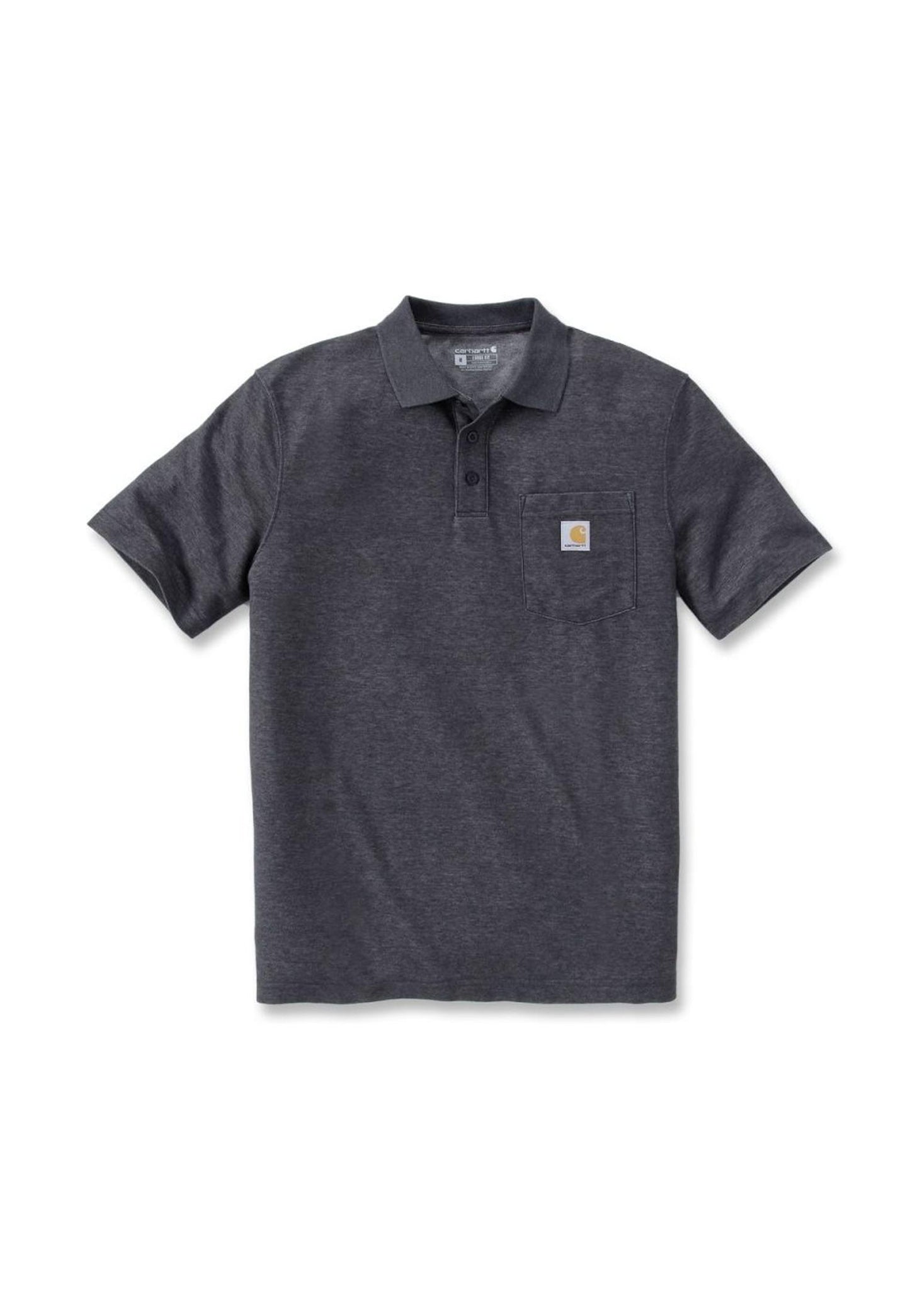 Polo cotone grigia manica corta Carhartt Workwear P26 106685 CARBON CARHARTT 