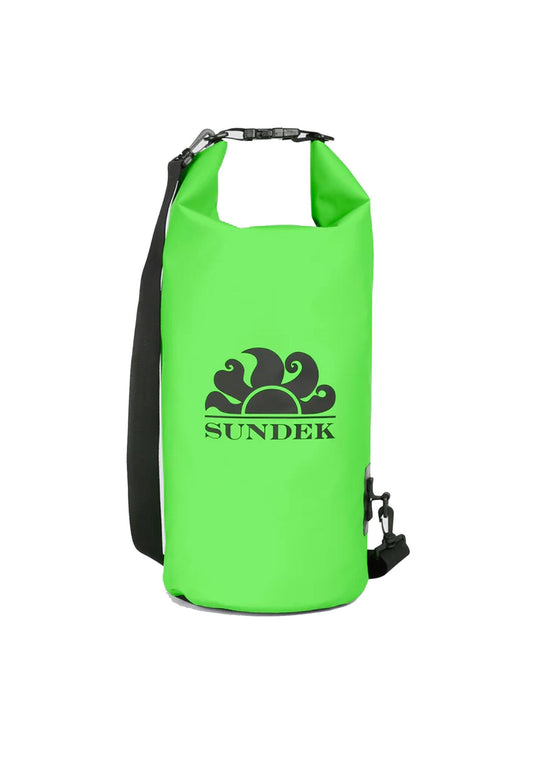 Sacca borsa a tubo verde spiaggia mare 20L Sundek P26 AM355ABPV200 T6S06824801 SUNDEK 