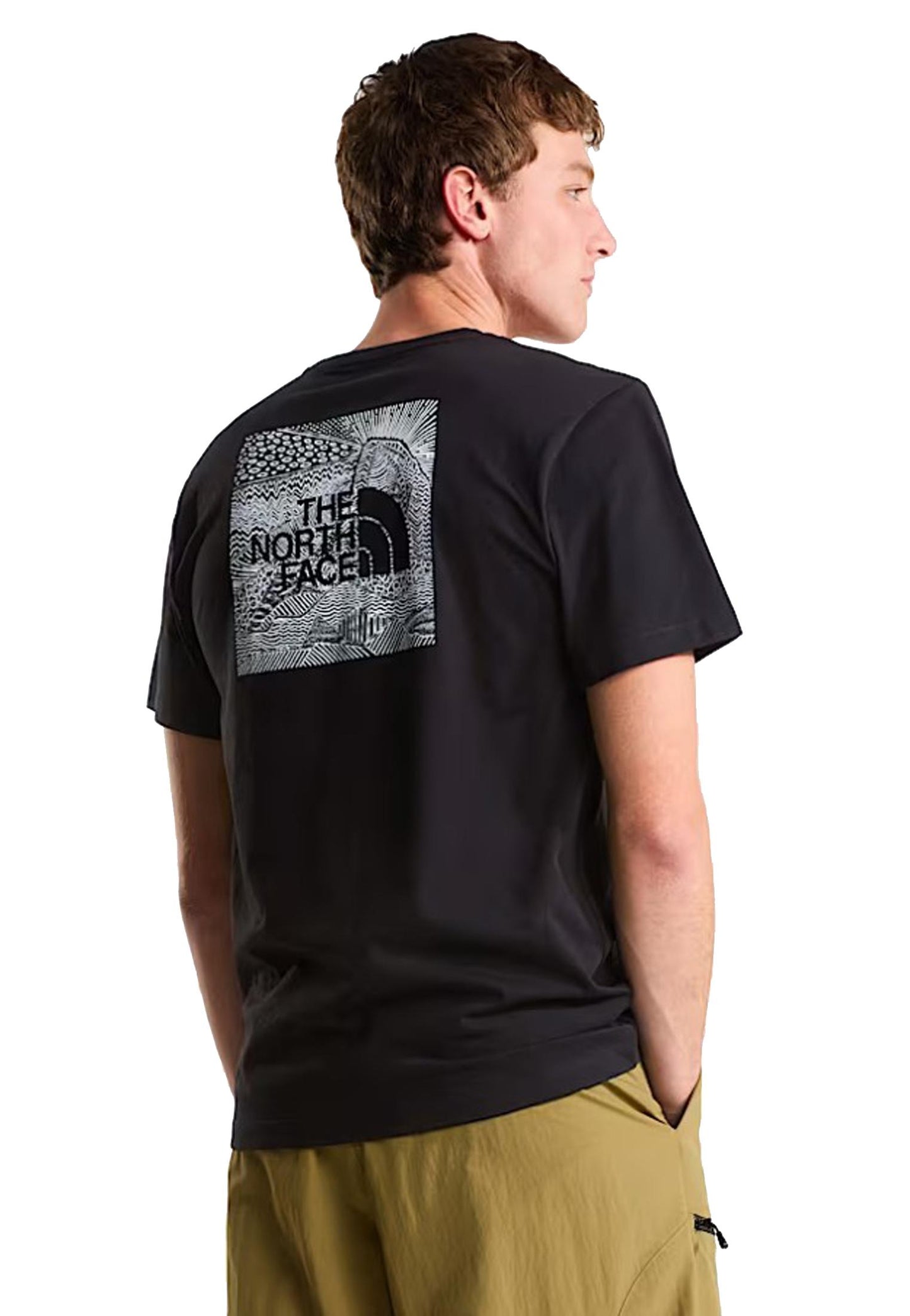 T-shirt girocollo cotone nera NSE Box Regular The North Face P26 NF0A8GV2JK31 NFJK3NFJK3 THE NORTH FACE 