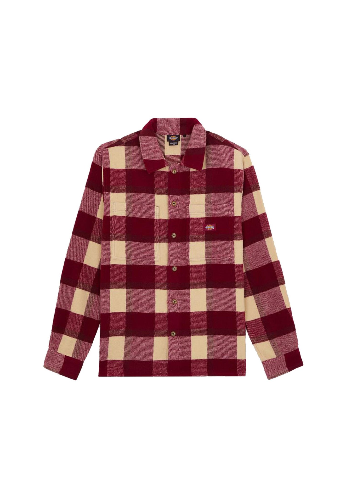 Camicia a quadri rossa misto lana Coaling Dickies A25 DK0A4XZZK74 DKK74DKK74 DICKIES 