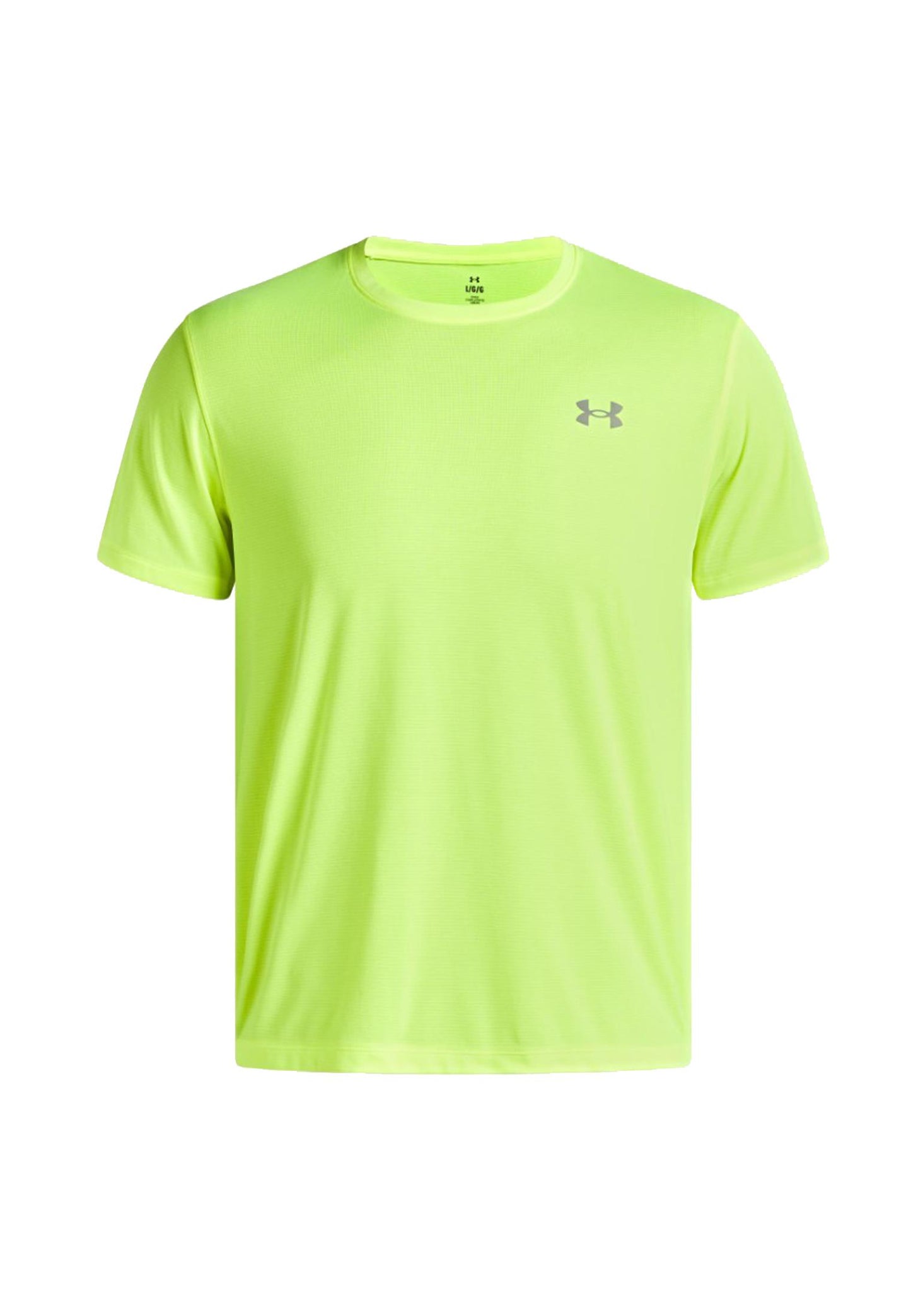 T-shirt sportiva allenamento verde fluo Launch Under Armour A25 77-1382582 07320732 UNDER ARMOUR 
