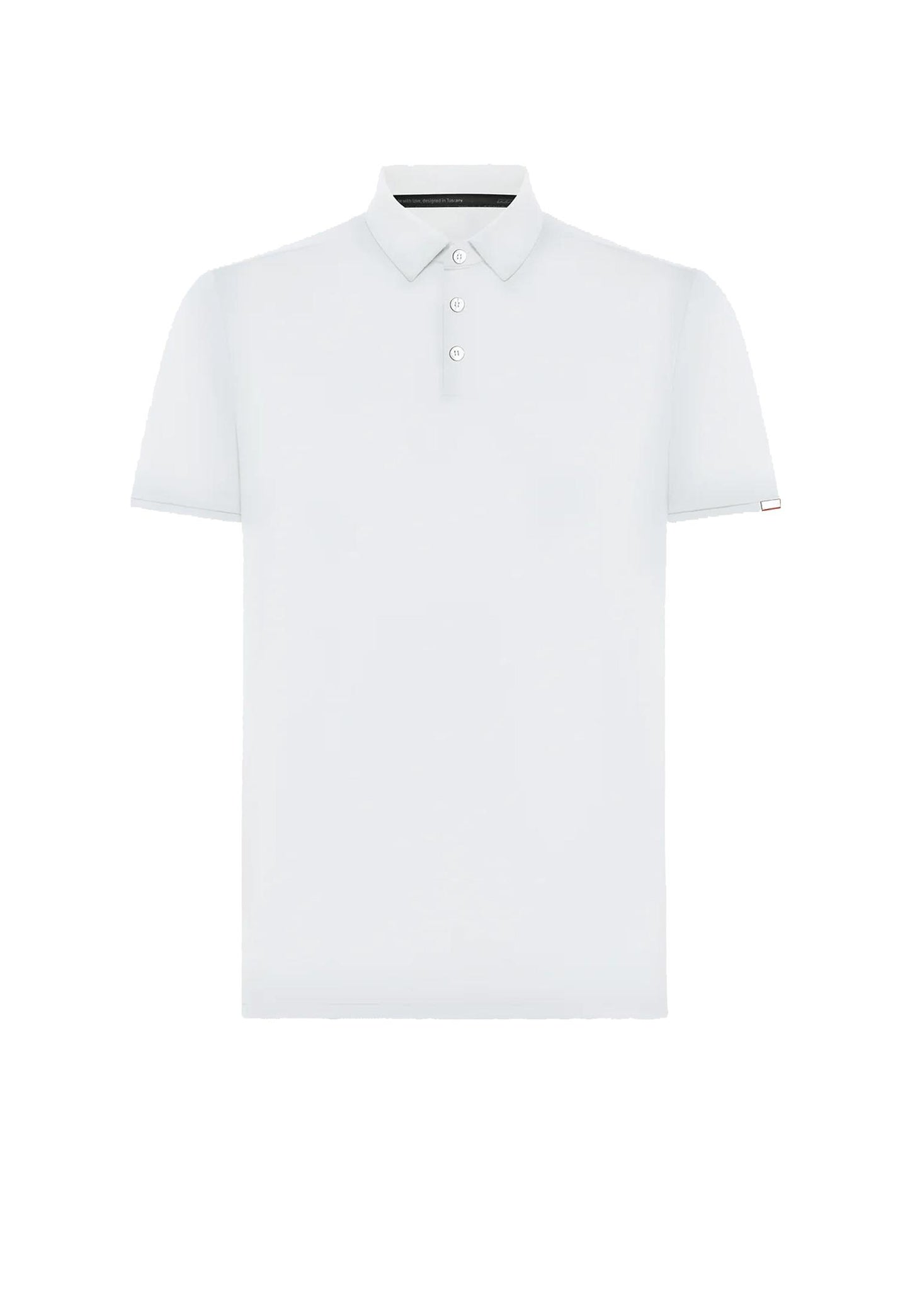 Polo mezza manica bianca elasticizzata traspirante Oxford Logo RRD P26 26217 0909 RRD 