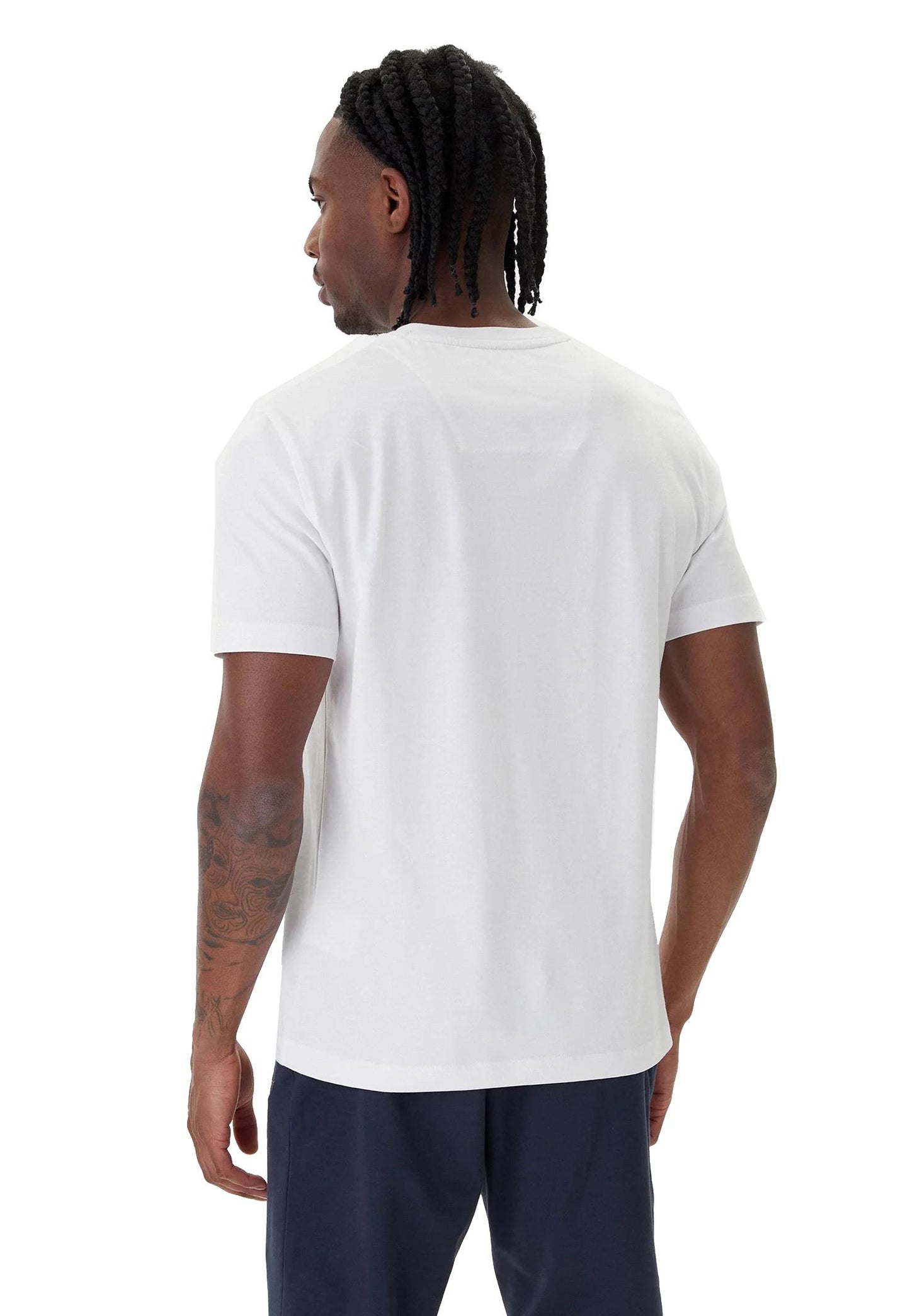 T-shirt cotone manica corta bianca Aeronautica Militare P26 261TS1580UJ00372 7306273062 AERONAUTICA MILITARE 