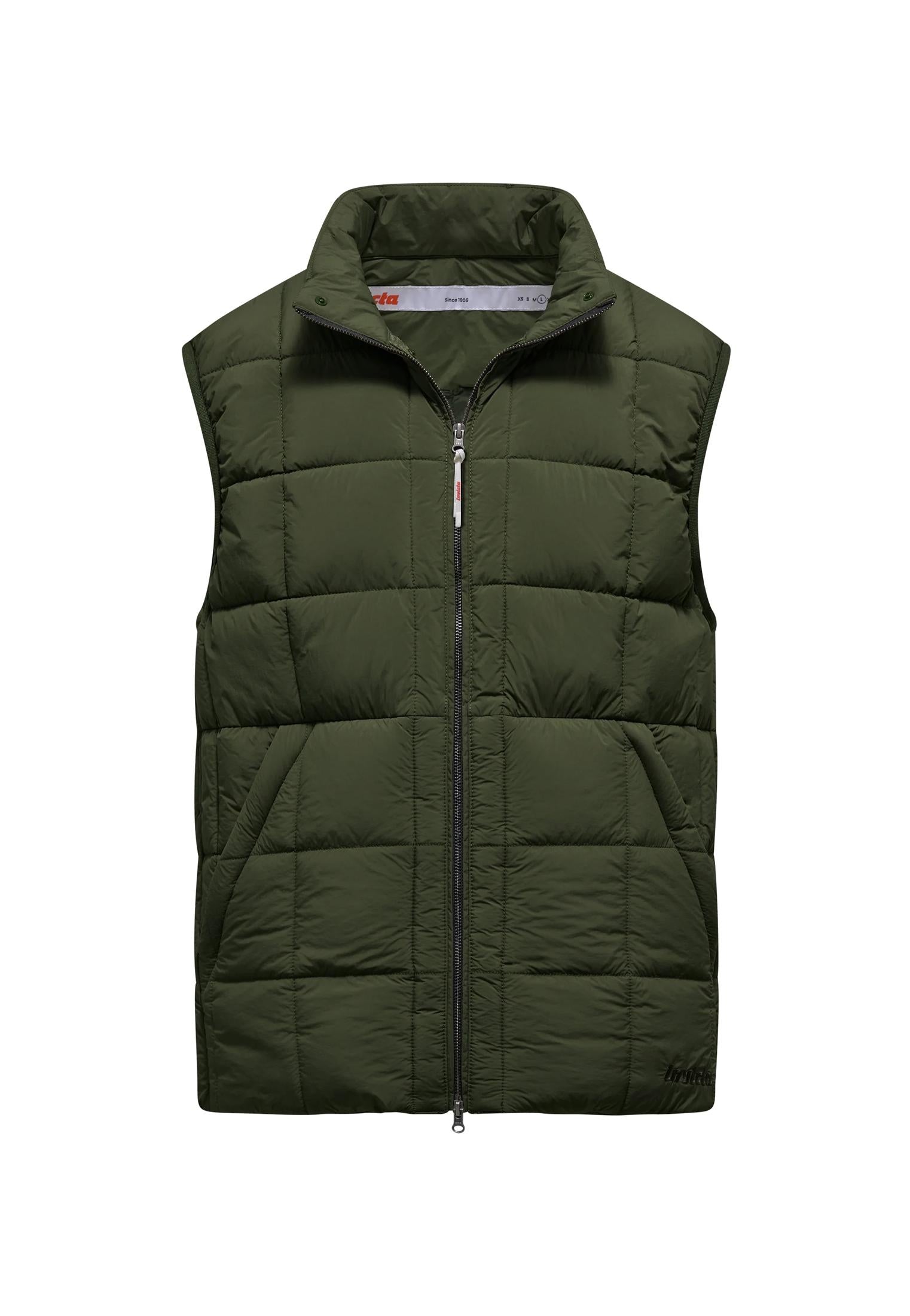 Gilet smanicato imbottito verde Invicta A25 VM257-SNL5 341341 INVICTA 