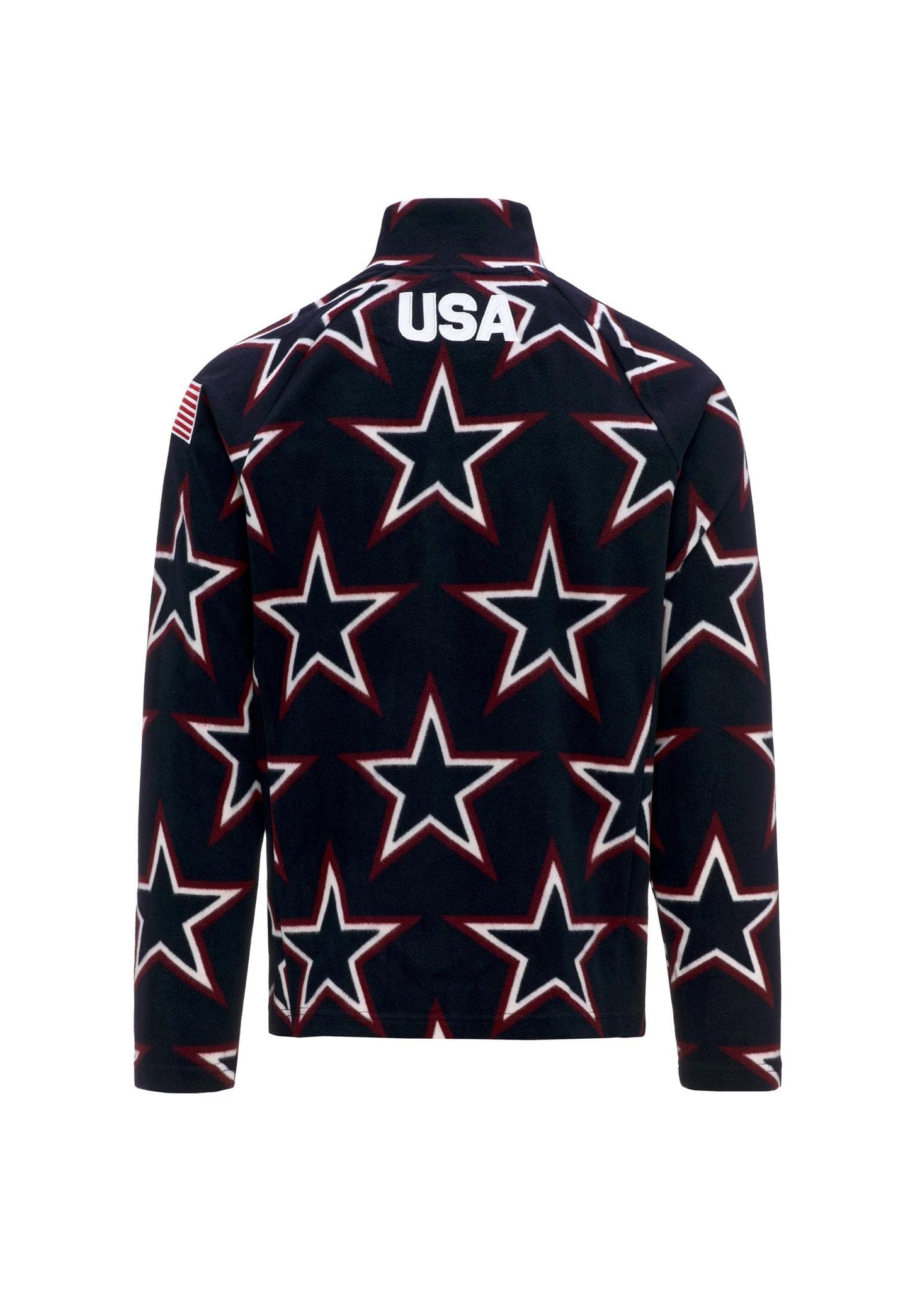 Felpa micropile stelle blu 818G US sci Kappa A25 371Y58W A04A04 KAPPA SKI 