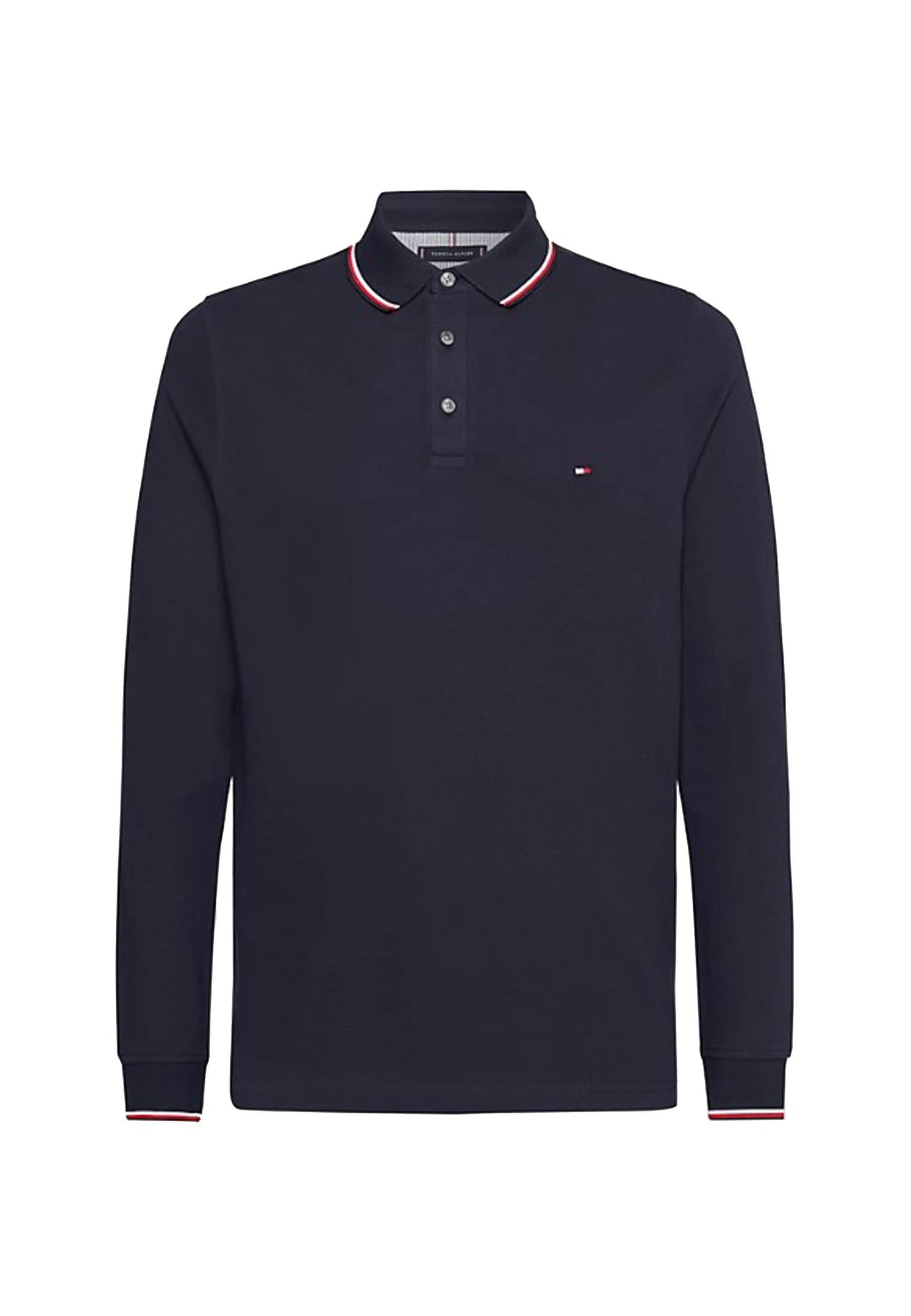 Polo maniche lunghe blu classica 1985 Tommy Hilfiger P24