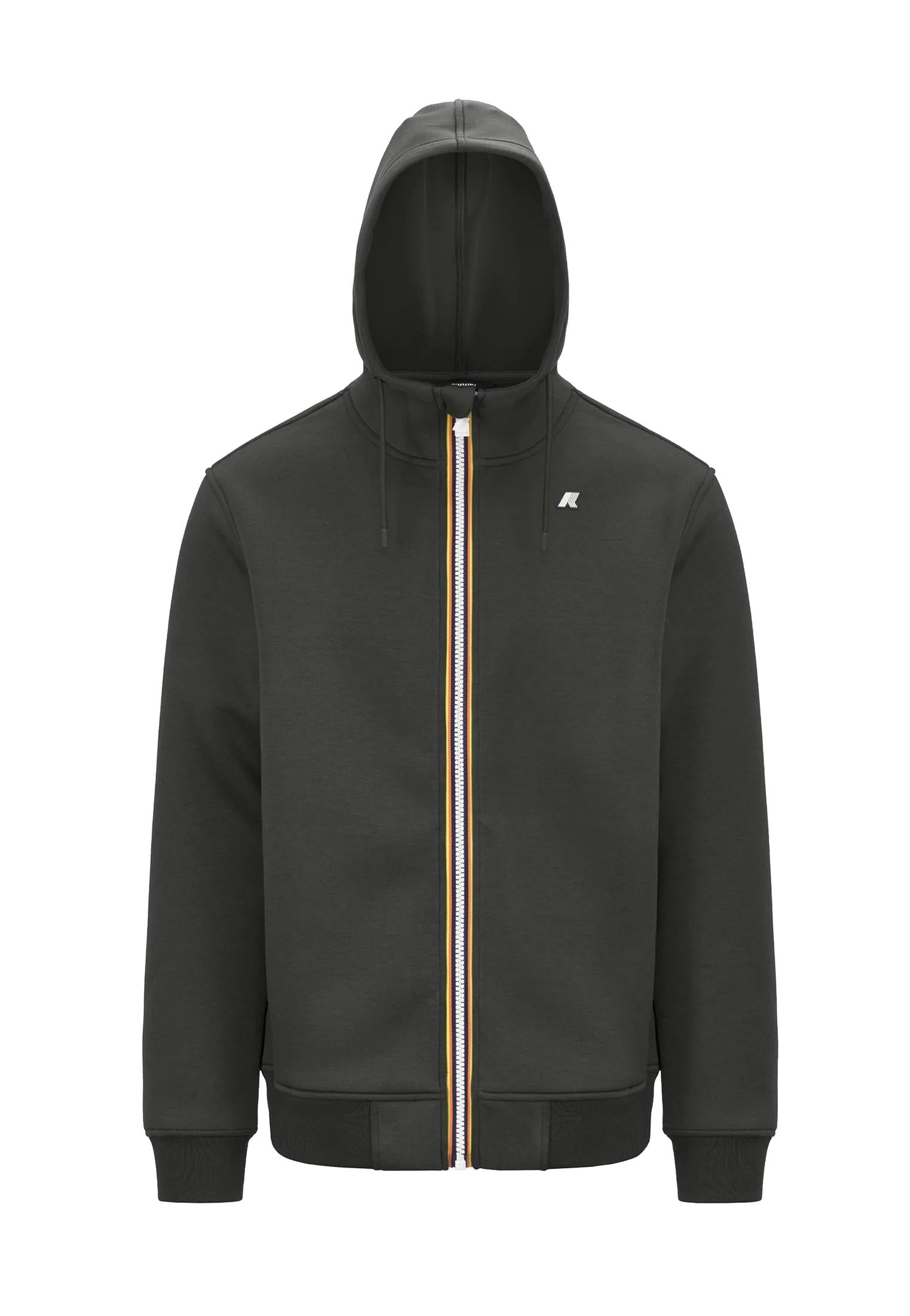 Giacca in pile con cappuccio verde Rainer Spacer K-way A25 K2141DW WMRWMR K-WAY 