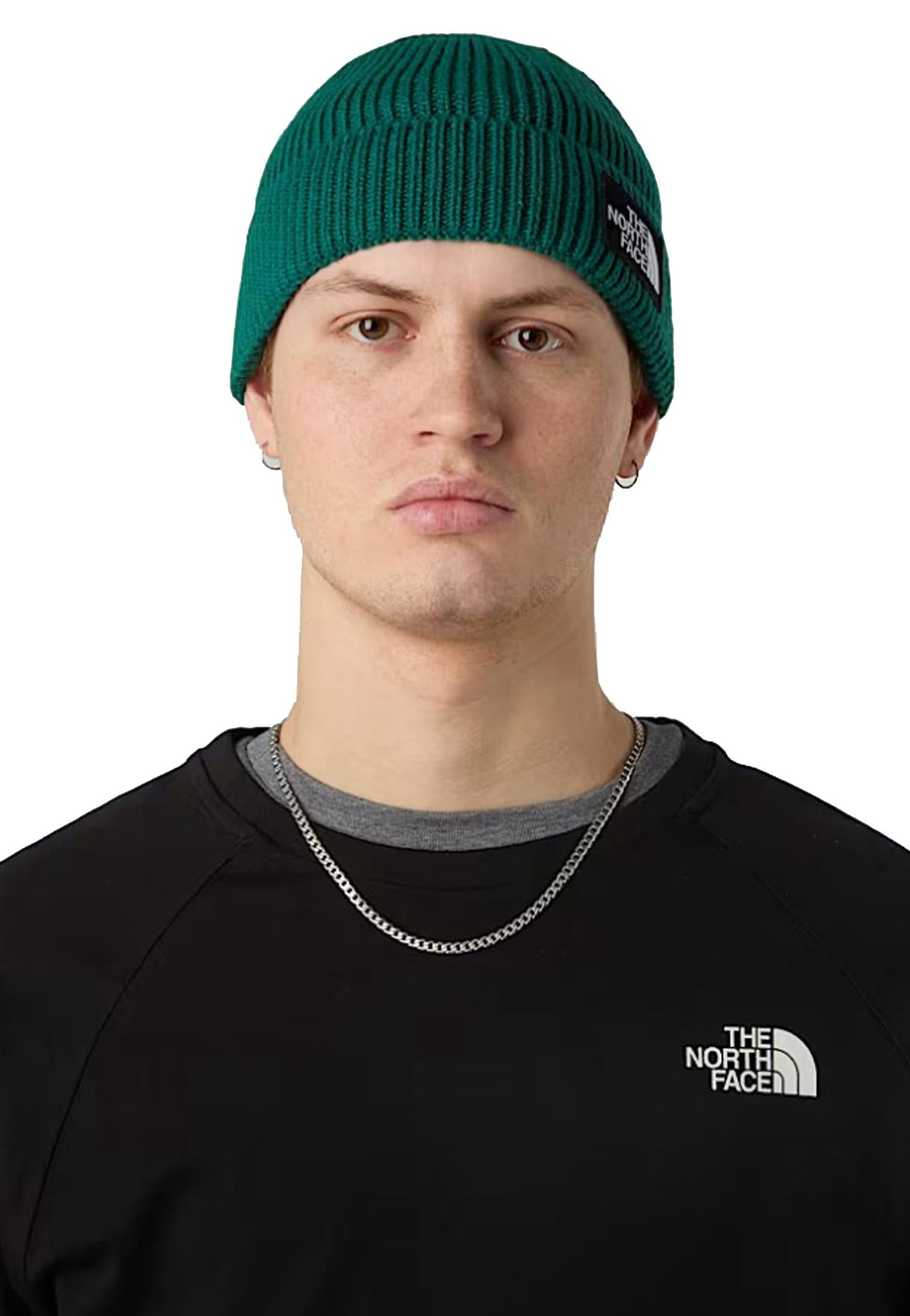 Berretto verde con risvolto e logo box The North Face A25 NF0A8CHENL11 NFNL1NFNL1 THE NORTH FACE 