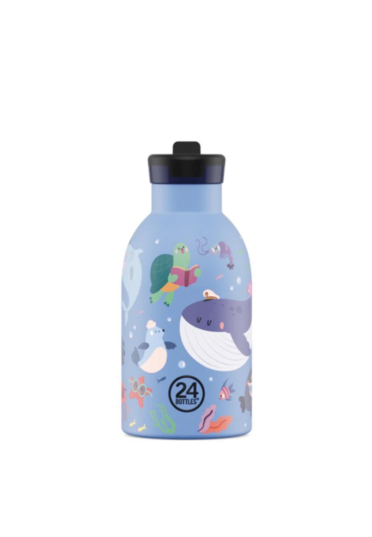 Borraccia termica per bambini blu Clima Bottle Ocean Friends 330 ml 24Bottles 2368-OCEAN 330 MLOCEAN 24BOTTLES 