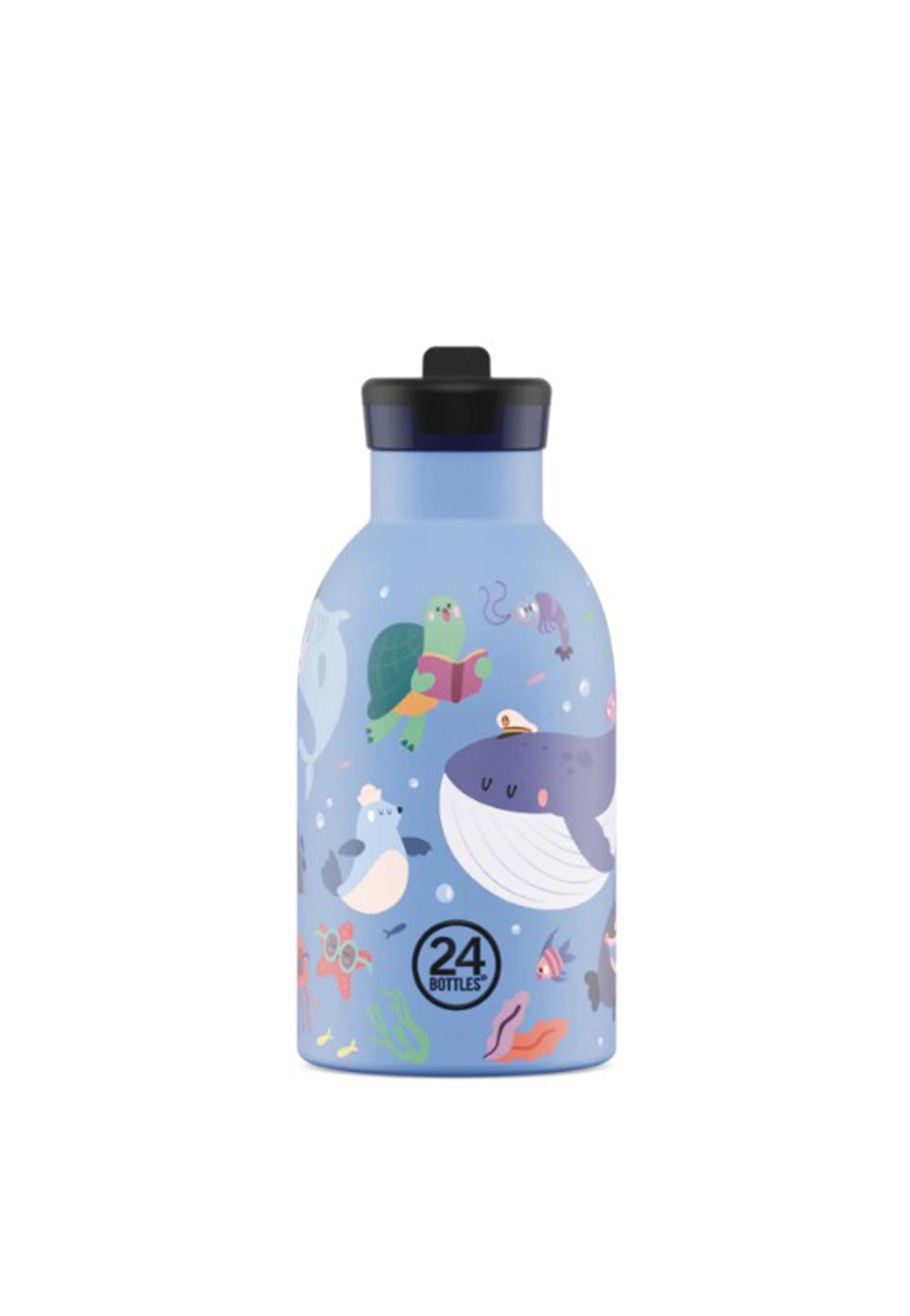 Borraccia termica per bambini blu Clima Bottle Ocean Friends 330 ml 24Bottles 2368-OCEAN 330 MLOCEAN 24BOTTLES 