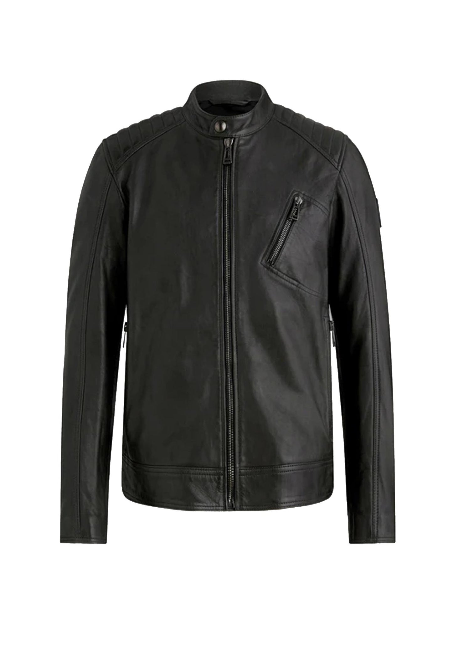 Giacca V Racer nera pelle Belstaff A25 100038 BLACK BELSTAFF 