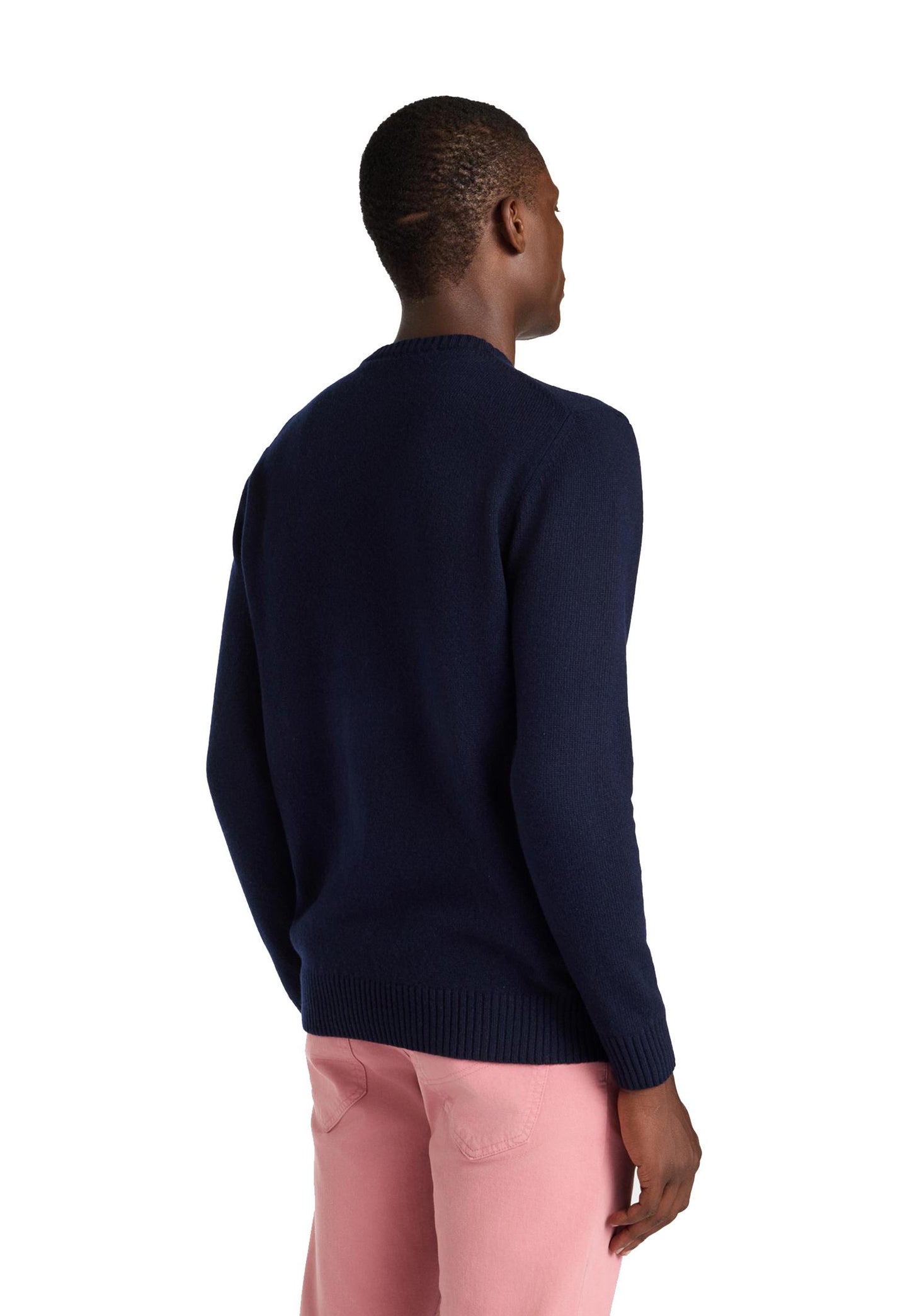 Maglione pullover blu misto lana e cashmere Harmont & Blaine A25 HRP396030703 801801 HARMONT&BLAINE 