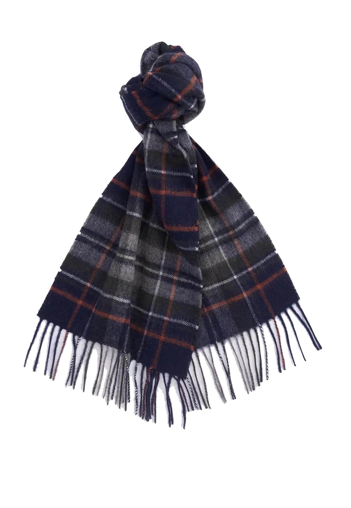 Sciarpa blu tartan misto lana e cashmere New Check Barbour A25 252MUSC0137 NY95NY95 BARBOUR 