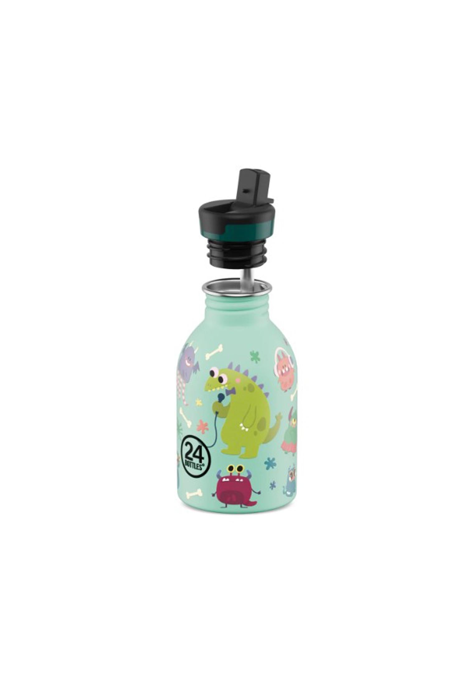 Borraccia per bambini verde leggera Urban Bottle Spooky Friends 250 ml 24Bottles 2380-SPOOKY 250 MLSPOKY 24BOTTLES 
