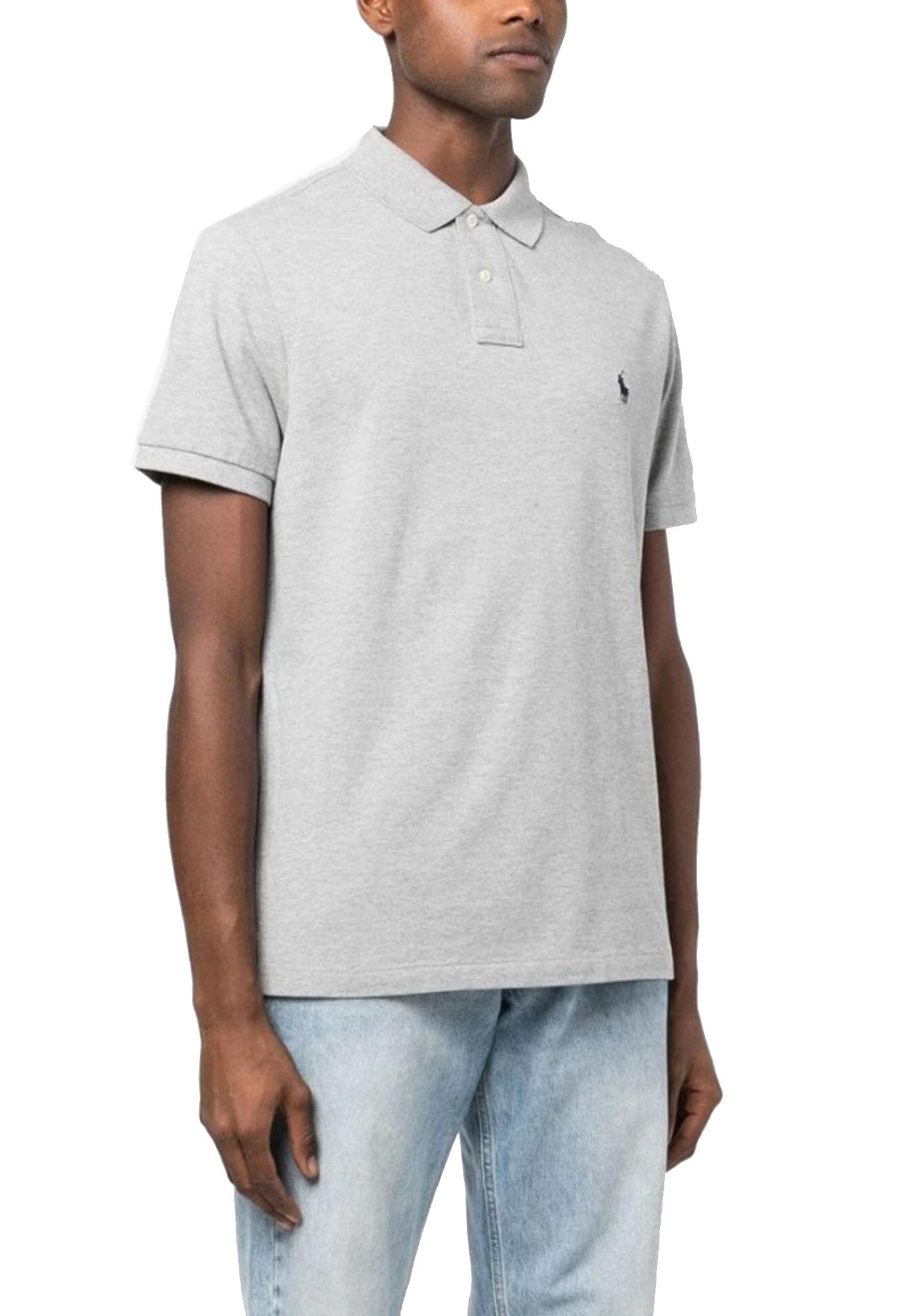 Polo a mezza manica grigia Polo Ralph Lauren P26 710782592003 ANDOVER HEATHER/C7927 POLO RALPH LAUREN 