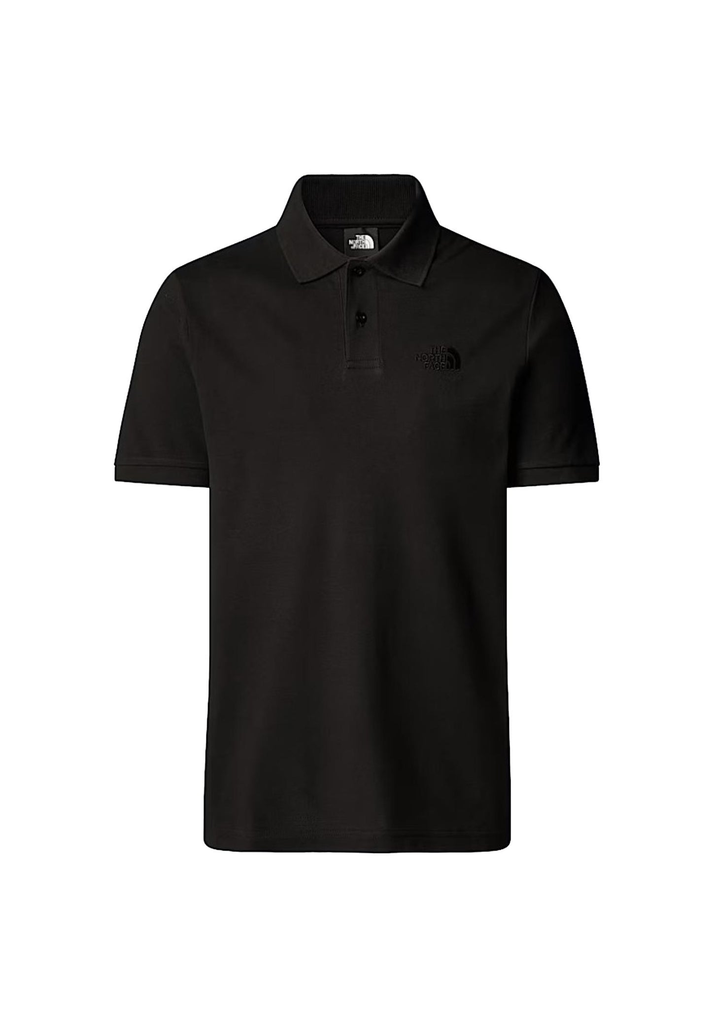 Polo mezza maniche nera Essential regular fit The North Face P26 NF0A8C1P BLACKBLACK THE NORTH FACE 