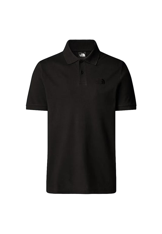 Polo mezza maniche nera Essential regular fit The North Face P26 NF0A8C1P BLACKBLACK THE NORTH FACE 