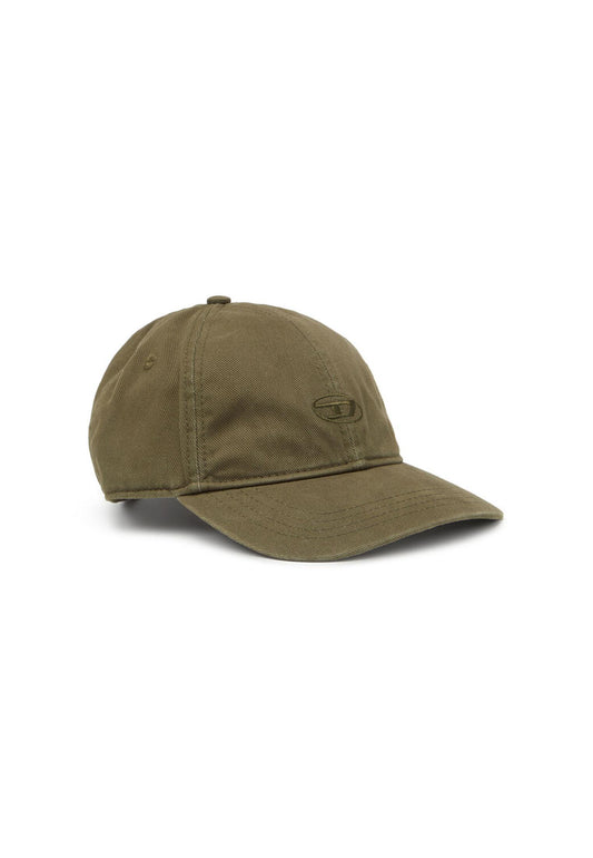 Cappello da baseball verde twill cotone Diesel P26 A113610BLAA 5AF DIESEL 