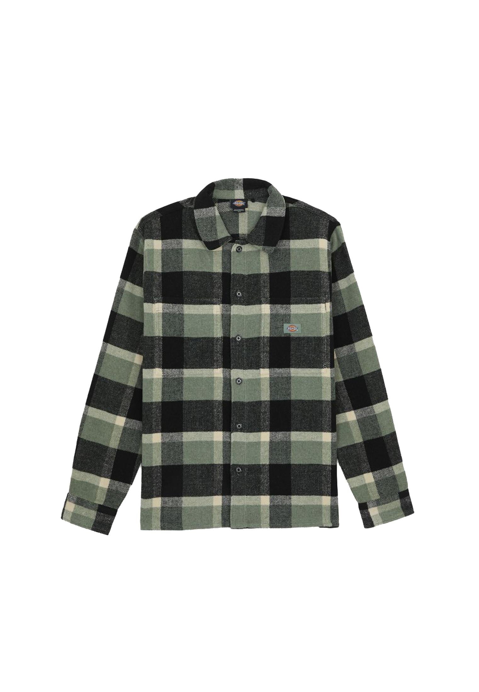 Camicia a quadri verde misto lana Coaling Dickies A25 DK0A4XZZL191 DKL19DKL19 DICKIES 