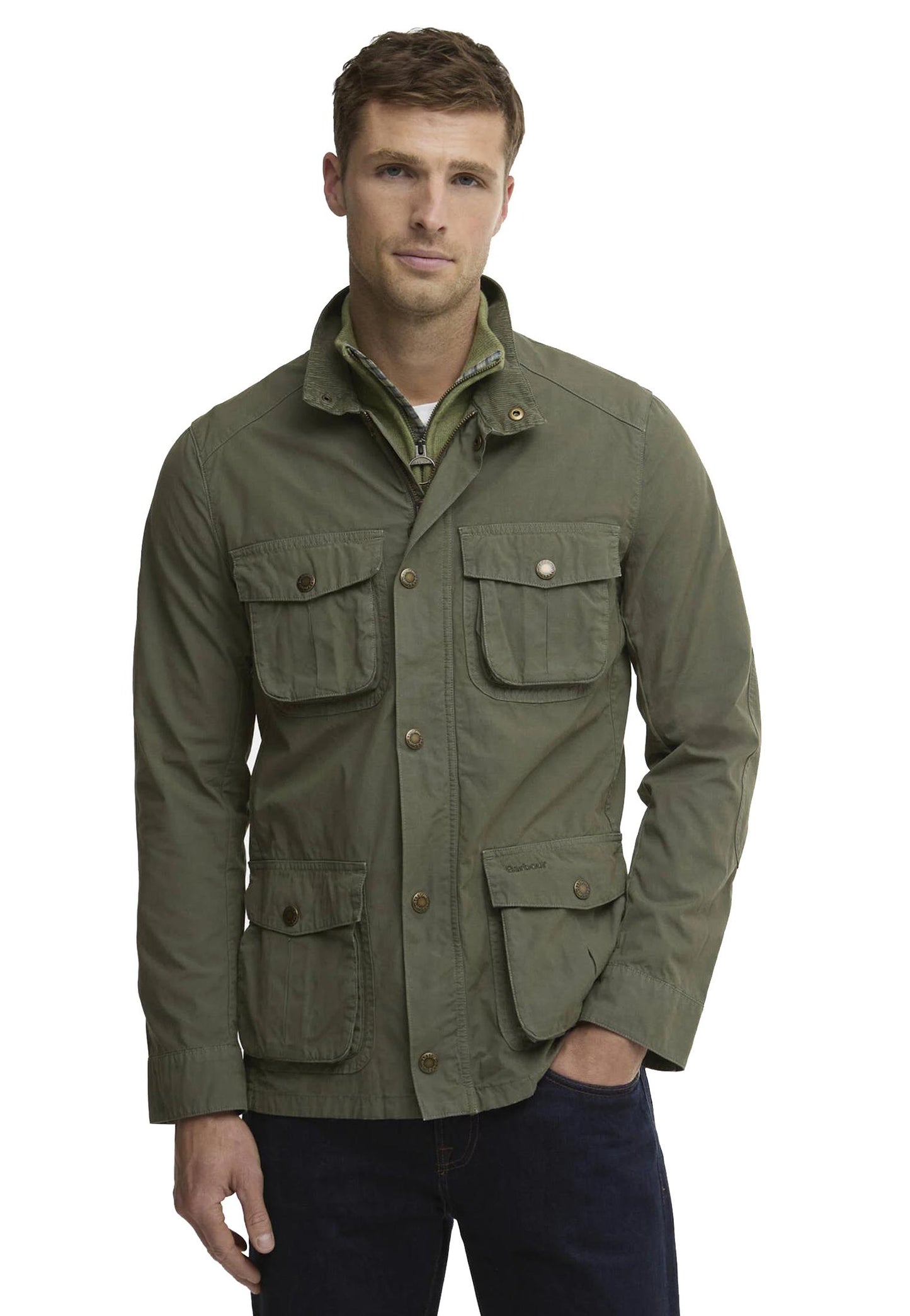 Giacca cotone verde oliva Corbridge Barbour P26 MCA0979 OL31OL31 BARBOUR 