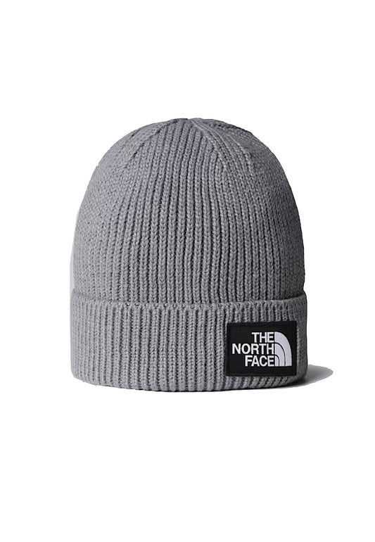 Berretto grigio con risvolto e logo box The North Face A25 NF0A8CHEDYY1 NFDYYNFDYY THE NORTH FACE 