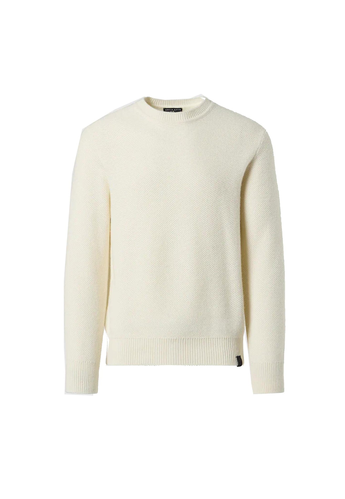 Maglione girocollo bianco nido d'ape misto lana North Sails A25 699159 01050105 NORTH SAILS 