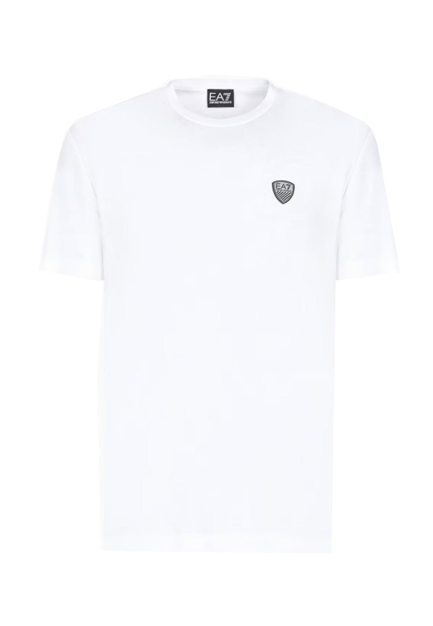 T-shirt girocollo bianca misto viscosa slim fit EA7 Armani P26 8NPT16 PJRGZ 11001100 EA7 