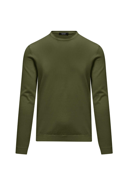 Maglia pullover girocollo verde Bomboogie P26 MM7016KTP6 30F30F BOMBOOGIE 
