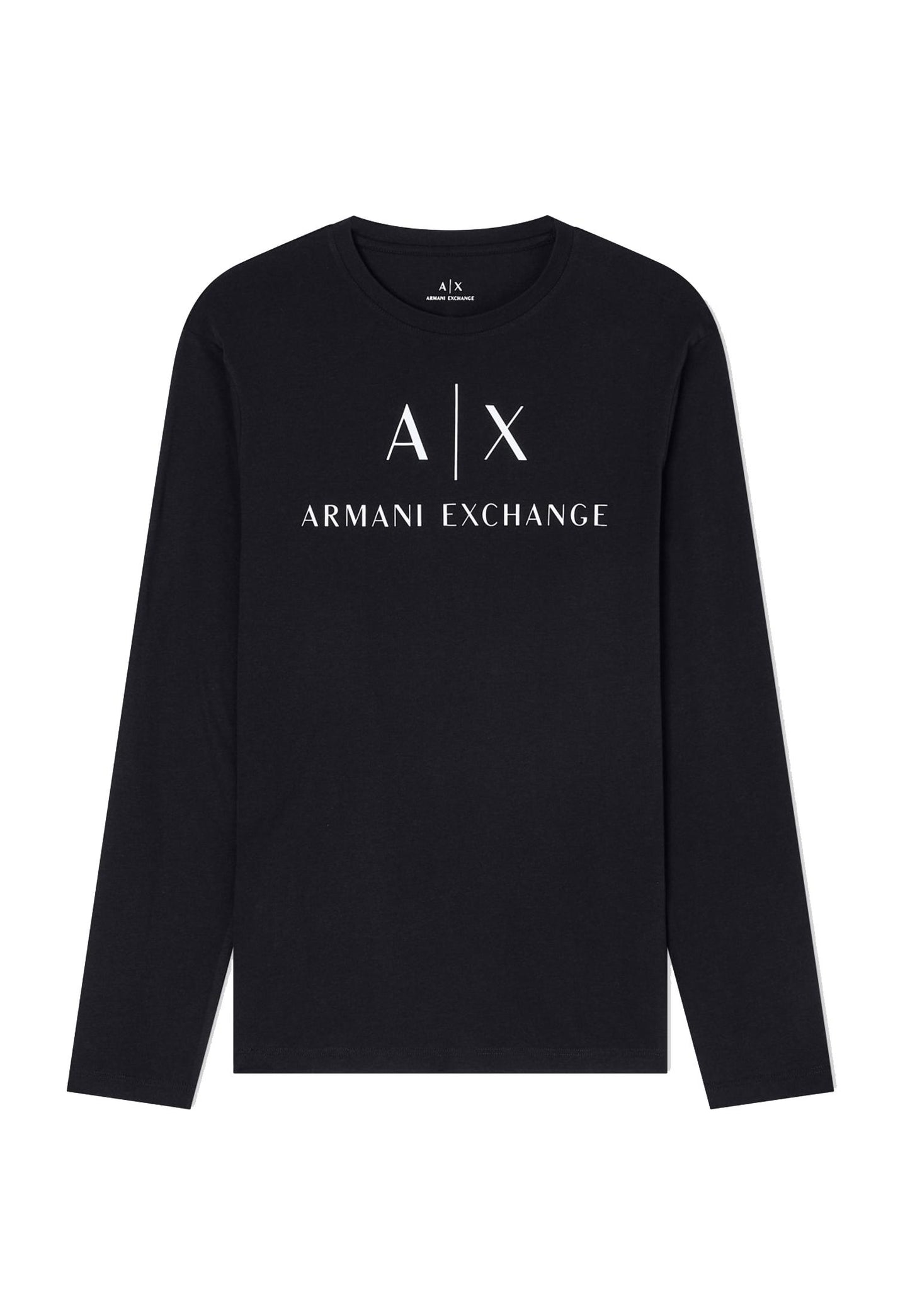 T-shirt girocollo nera manica lunga Armani Exchange A25 8NZTCH Z8H4Z 12001200 ARMANI EXCHANGE 