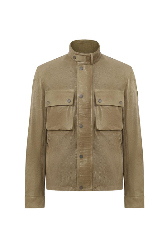 Giacca pelle beige Racemaster Air Belstaff P26 106124 Dark SandDark Sand BELSTAFF 
