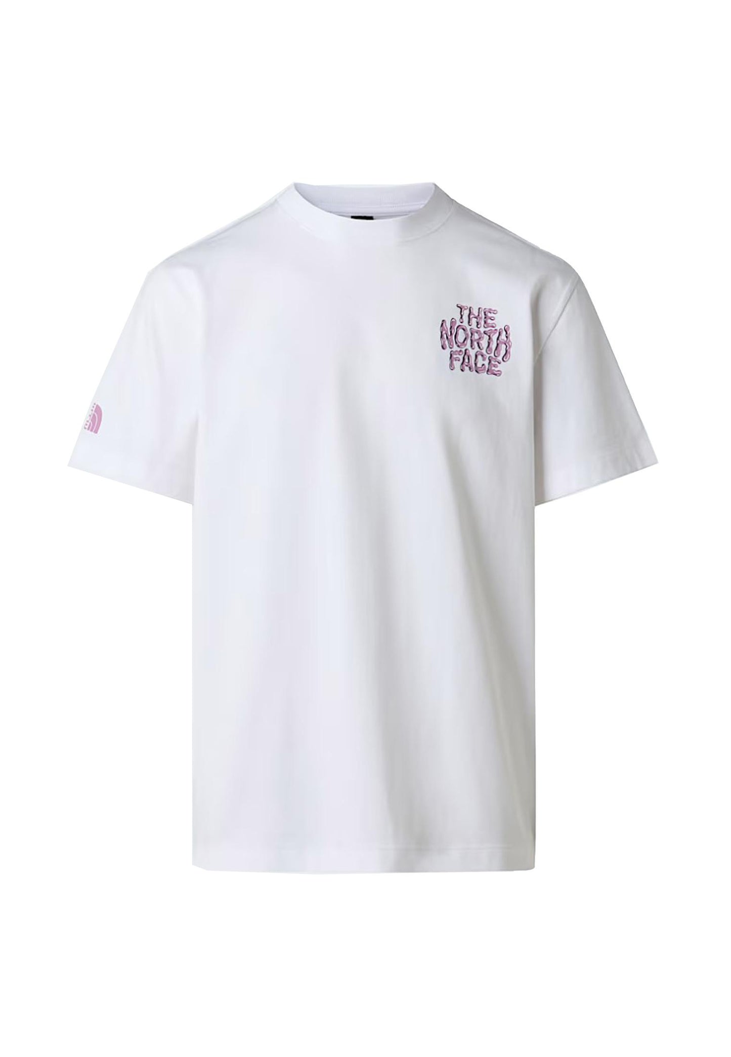 T-shirt girocollo bianca cotone Drip Logo The North Face P26 NF0A8GABFN41 NFFN4NFFN4 THE NORTH FACE 