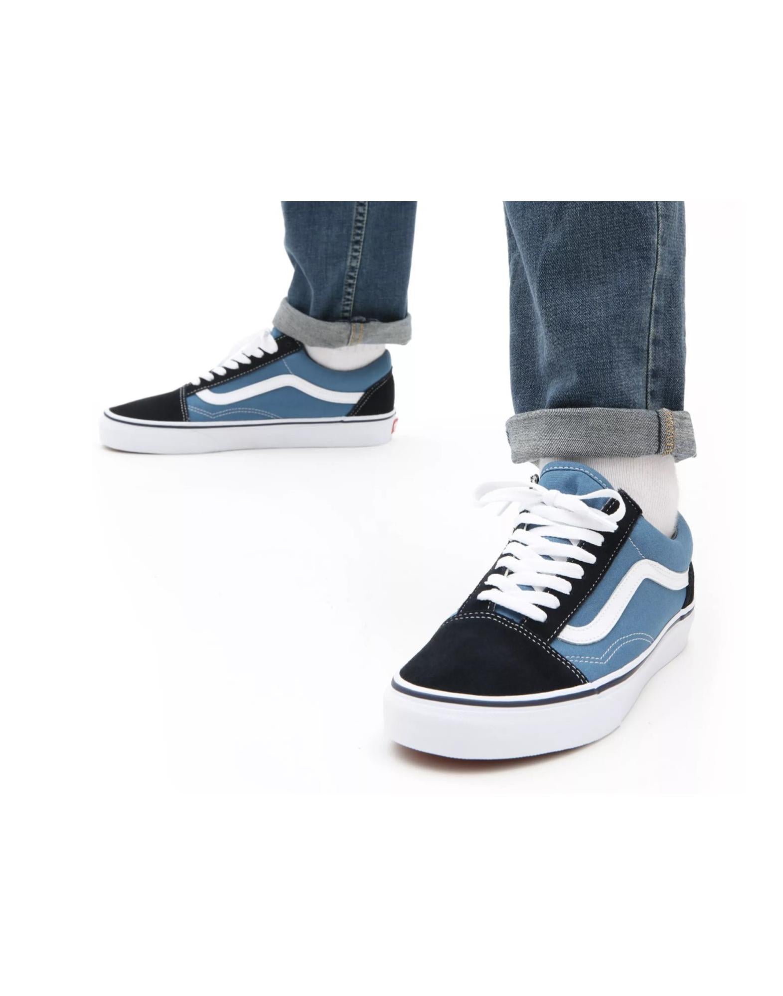 Scarpe Navy Old Skool Vans VN000D3H NVY1NVY1 VANS 