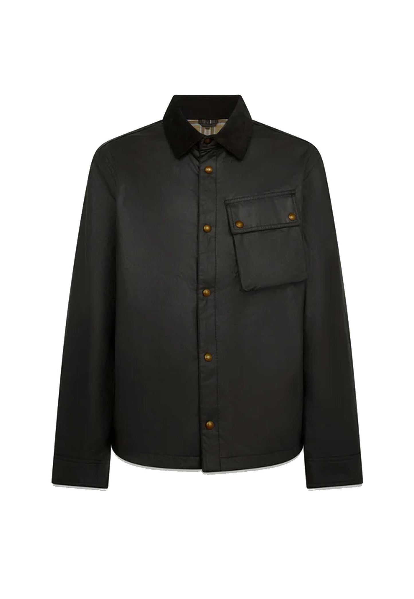 Giacca lana nera cerata Ground Belstaff A25 105804 BLACK BELSTAFF 