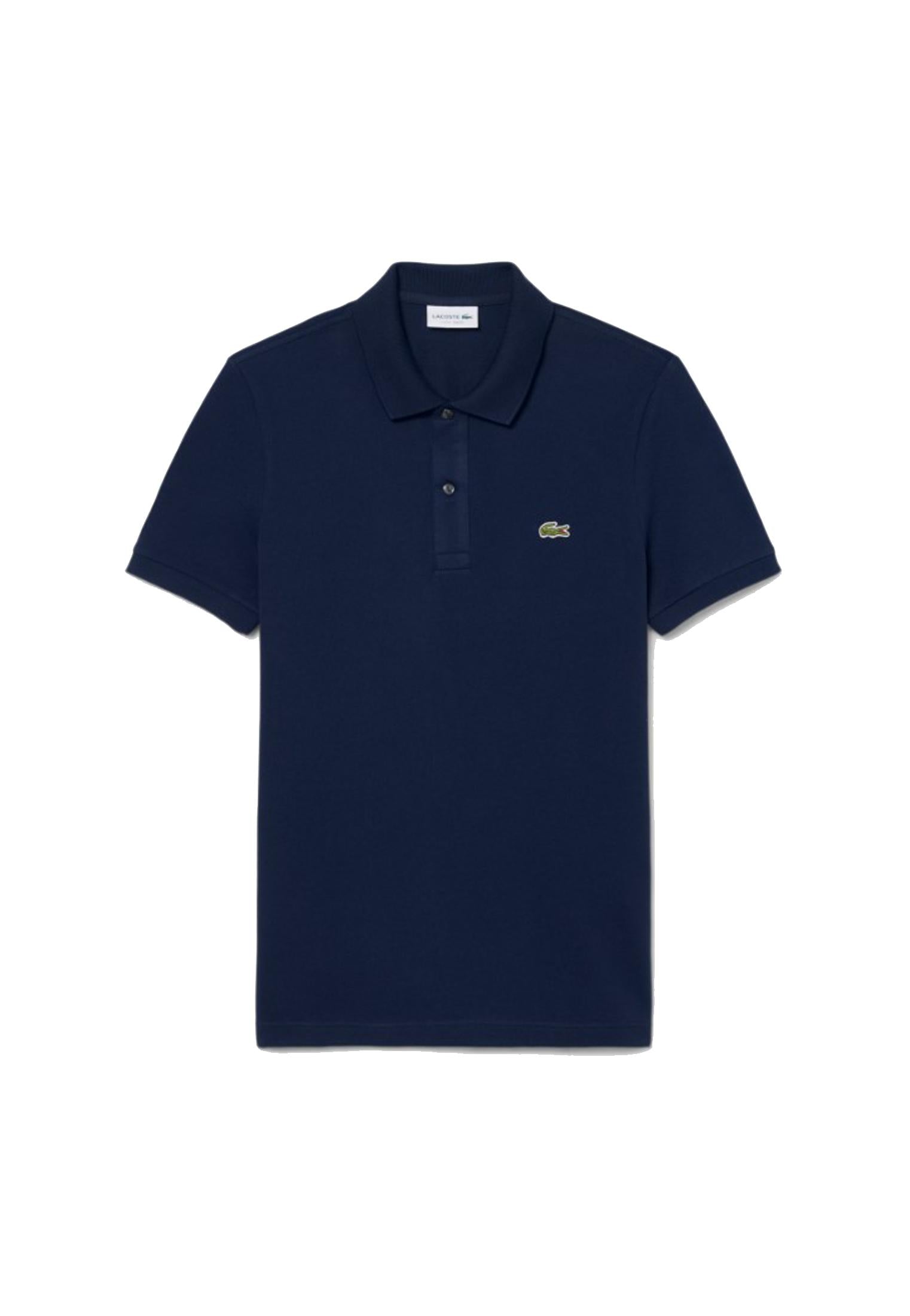 Polo blu cotone slim fit Lacoste P26 PH4012 166166 LACOSTE 