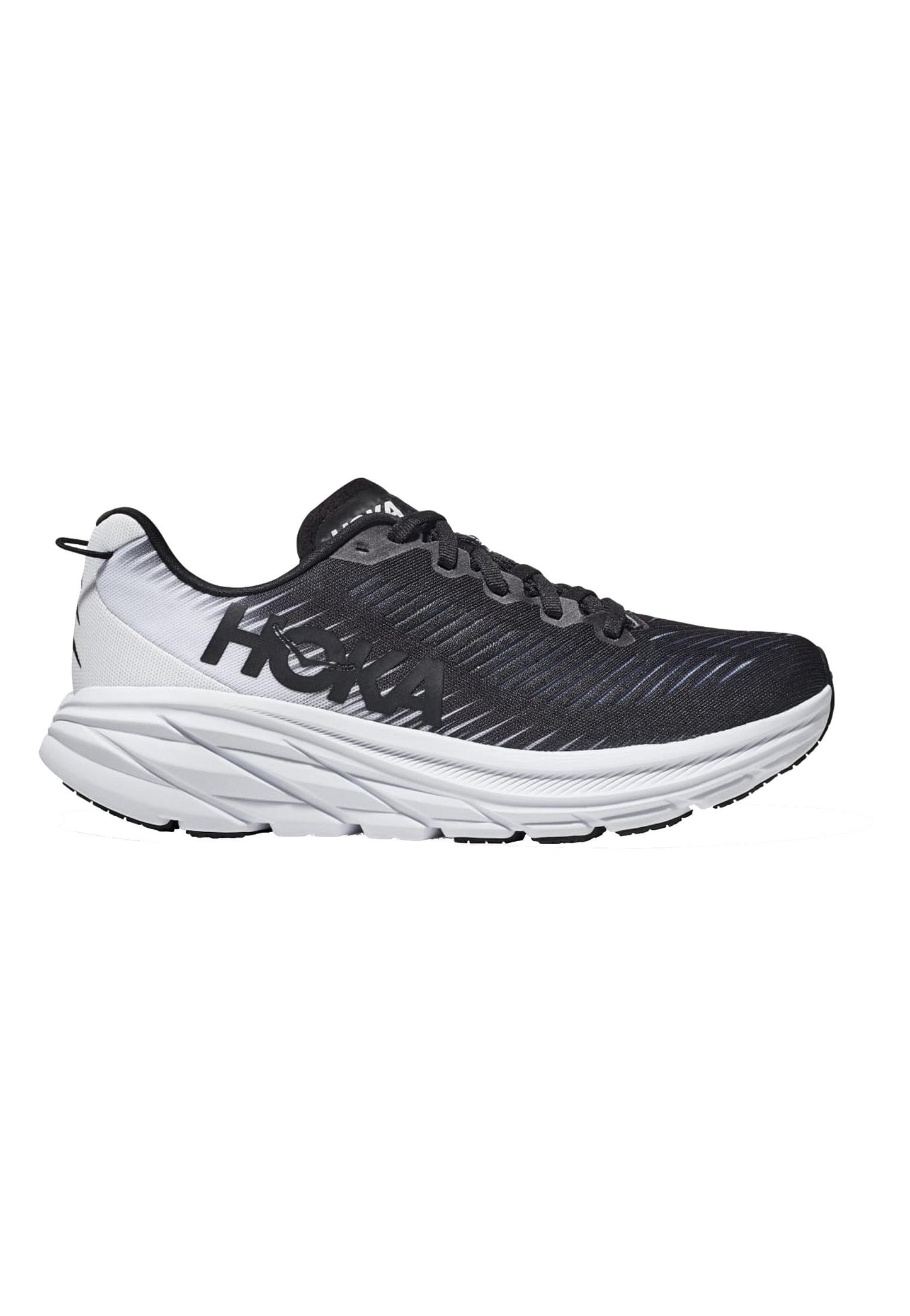 Scarpe sneakers da corsa running nere Rincon 3 Hoka P24