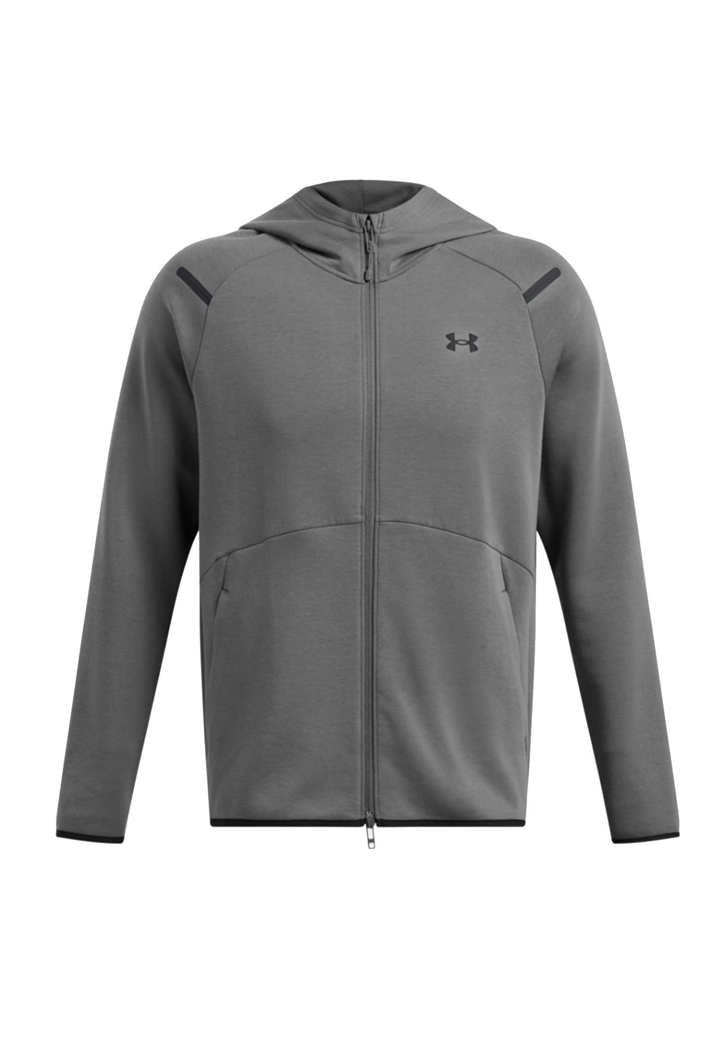 Felpa con cappuccio sportiva grigia pile traspirante Unstoppable Under Armour A25 77-1389352 00250025 UNDER ARMOUR 