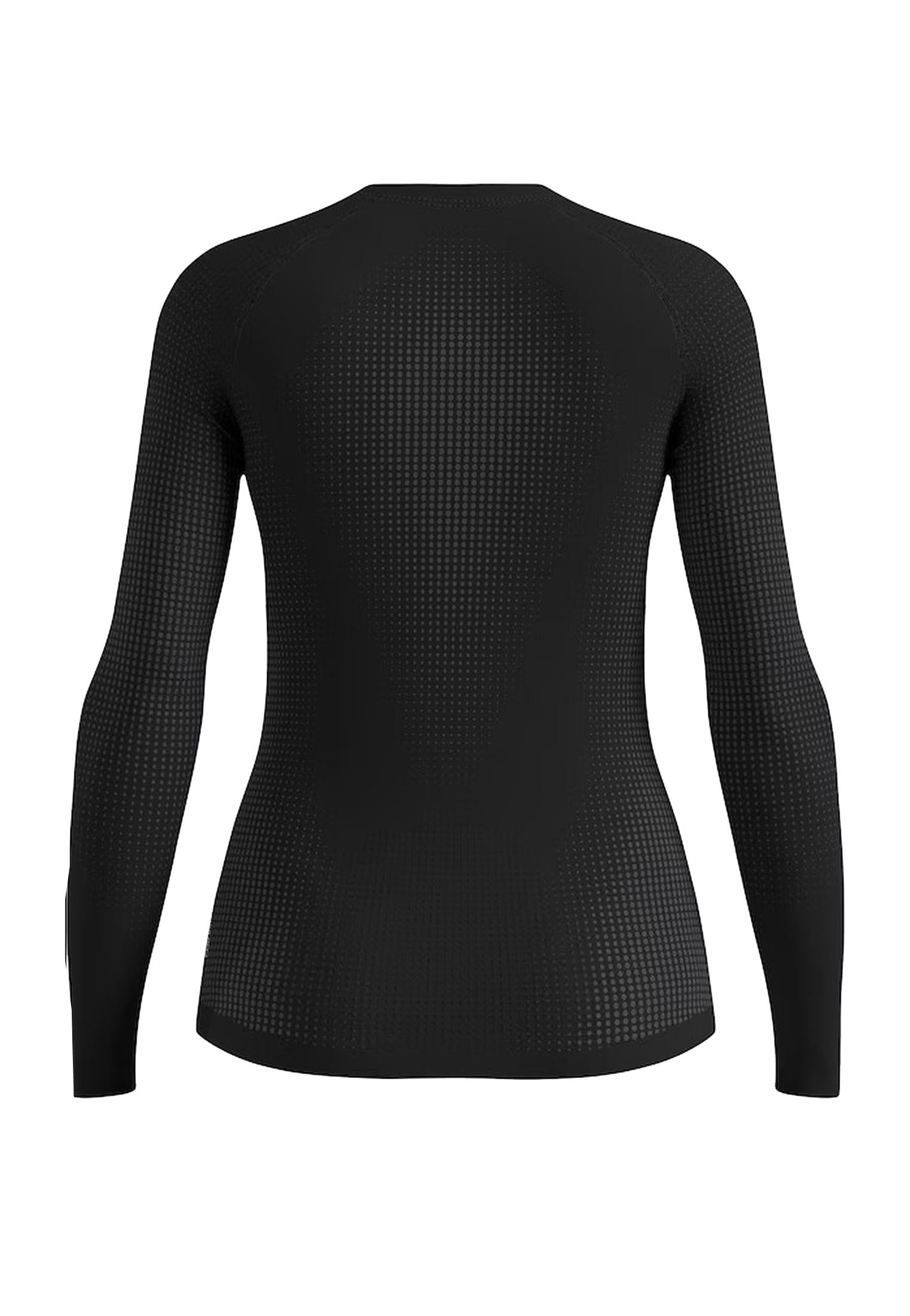 Maglia maniche lunghe nera sportiva allenamento donna Active Warm Odlo A25 196191 6021260212 ODLO 