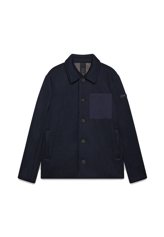 Giubbotto tessuto blu con bottoni Savage Unity A25 JA-SAVAGE-AW25 BNBN UNITY 