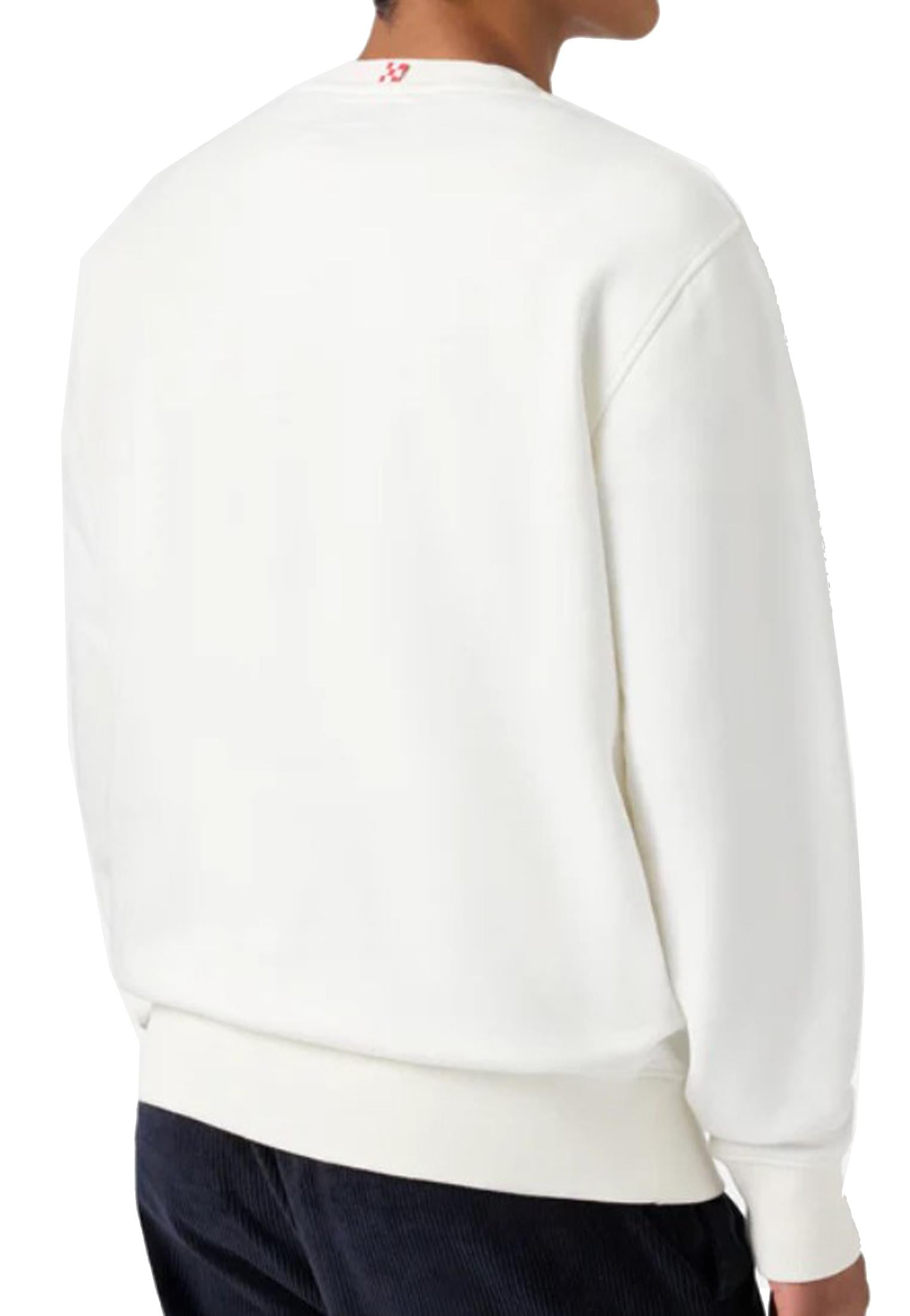 Felpa girocollo bianca Sono un Uomo di Polso MC2 Saint Barth A25 SOH0004 00683I00683I MC2 