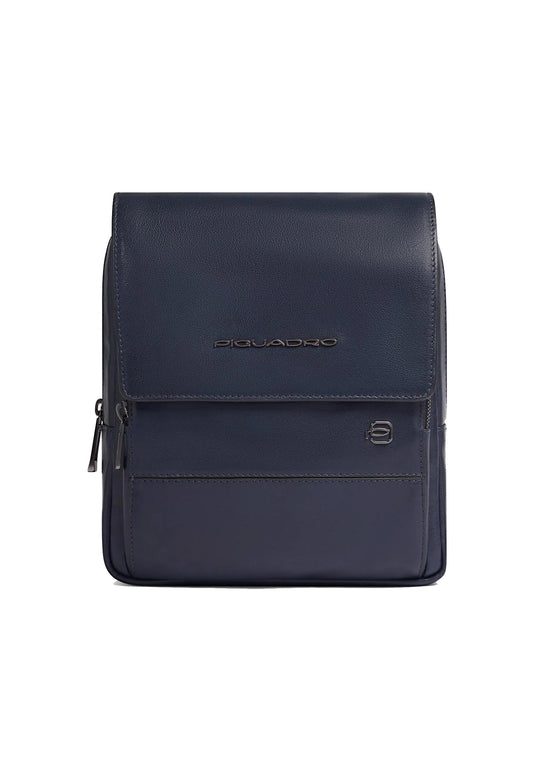 Borsello uomo in pelle porta iPad® con tasca blu Piquadro A25 CA6791W136 BLUBLU PIQUADRO 