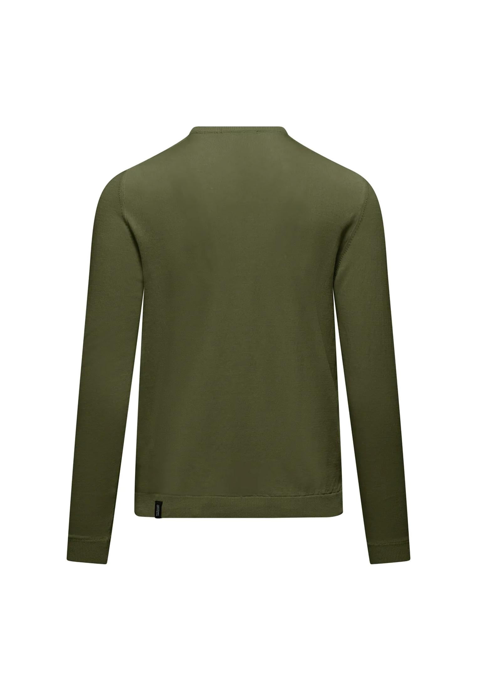Maglia pullover girocollo verde Bomboogie P26 MM7016KTP6 30F30F BOMBOOGIE 