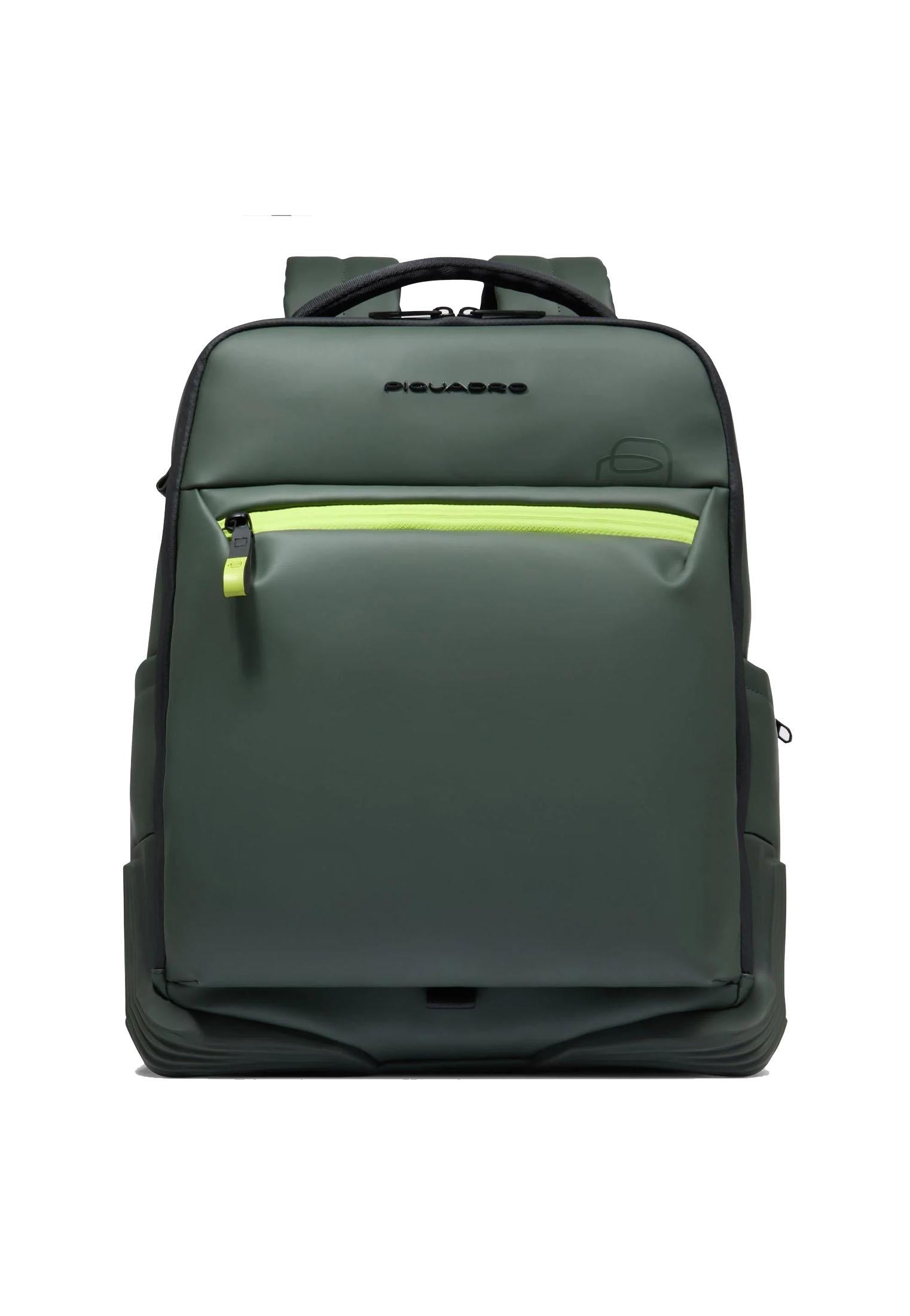 Zaino verde da viaggio espandibile porta pc e iPad® in tessuto resistente all'acqua Piquadro A25 CA6800C2OW VEVE PIQUADRO 