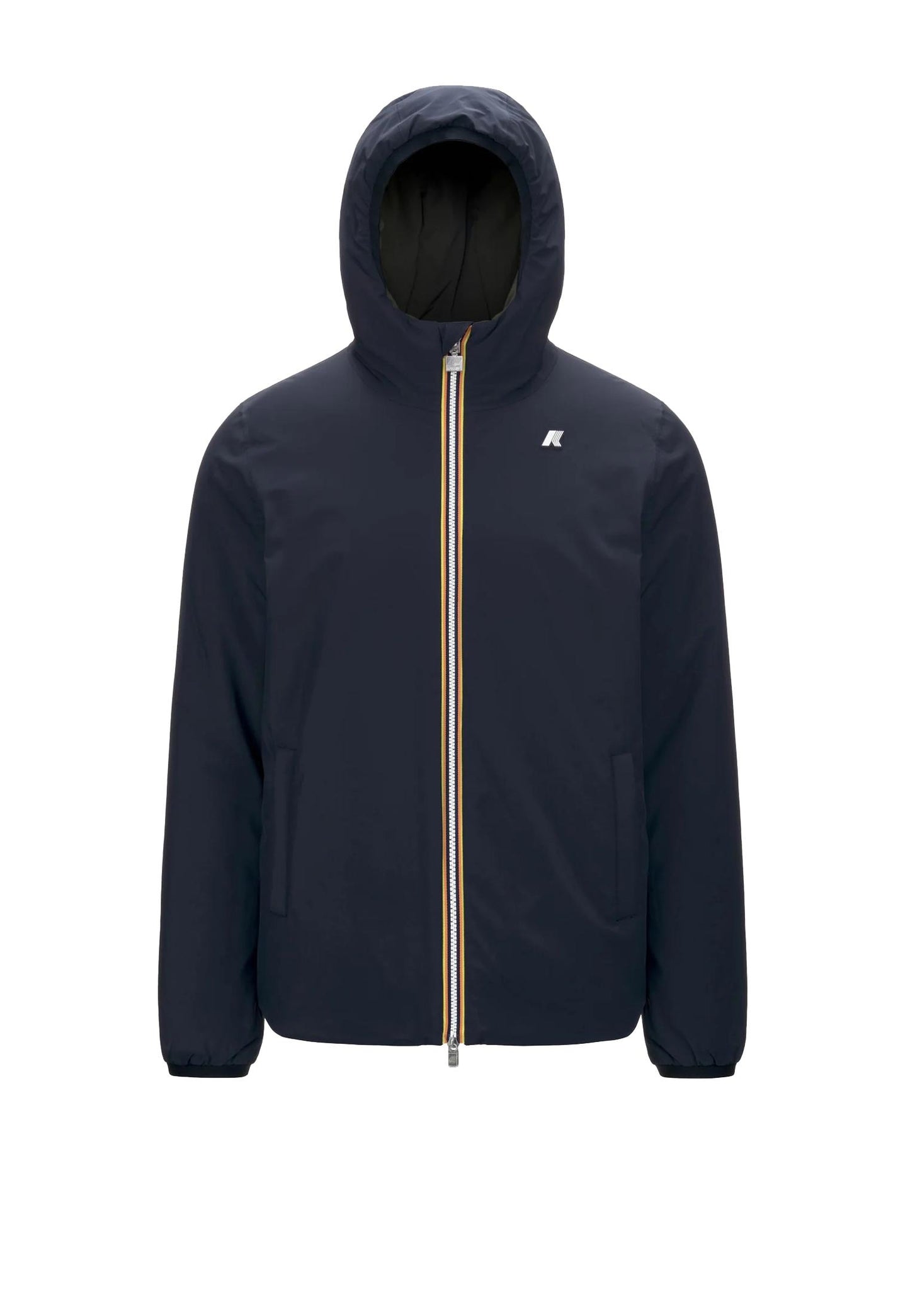 Giacca calda reversibile blu impermeabile antivento Jack St Warm Reversibile K-way A25 K6128VW AG5AG5 K-WAY 