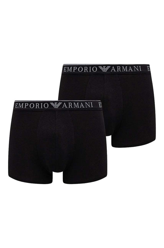 Intimo boxer due paia bianco e nero Emporio Armani A24