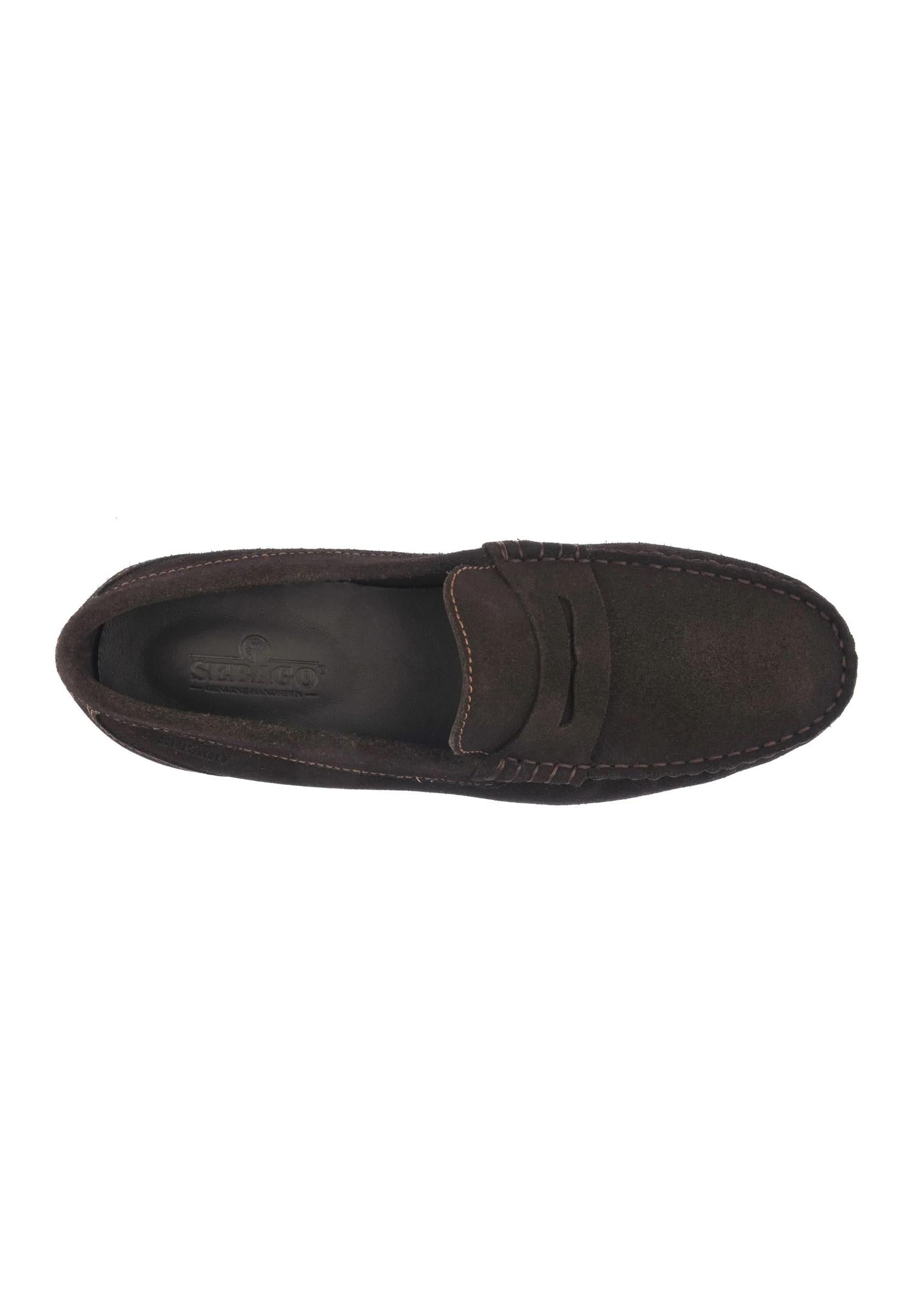 Mocassini marroni pelle scamosciata Byron Suede Sebago P26 70016Z0 901901 SEBAGO 