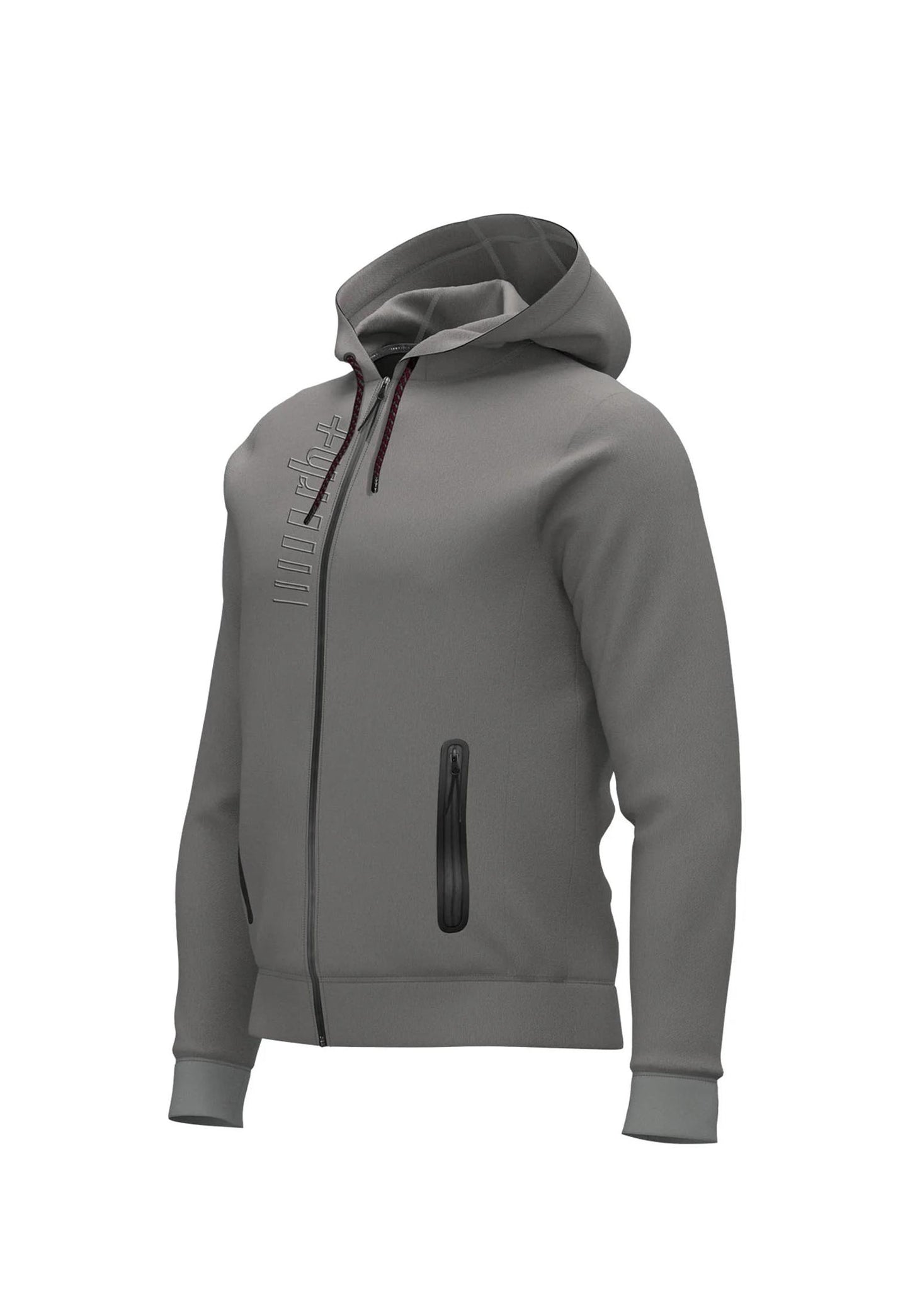 Felpa con cappuccio grigia tecnica Logo Stretch RH+ A25 SSWX100 505505 RH+ 