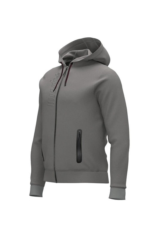 Felpa con cappuccio grigia tecnica Logo Stretch RH+ A25 SSWX100 505505 RH+ 