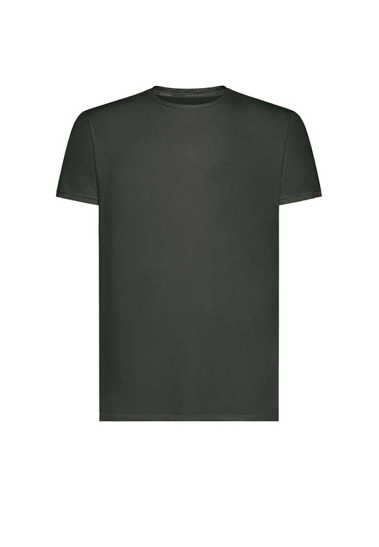 T-shirt girocollo verde elasticizzata Oxford Logo RRD P26 26216 2020 RRD 